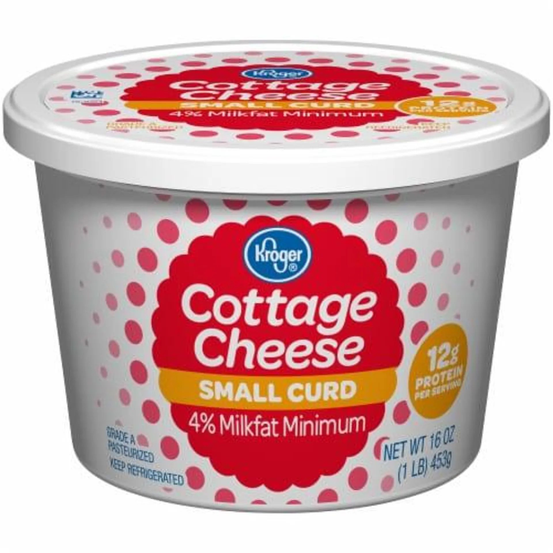 Kroger® 4% Milkfat Small Curd Cottage Cheese