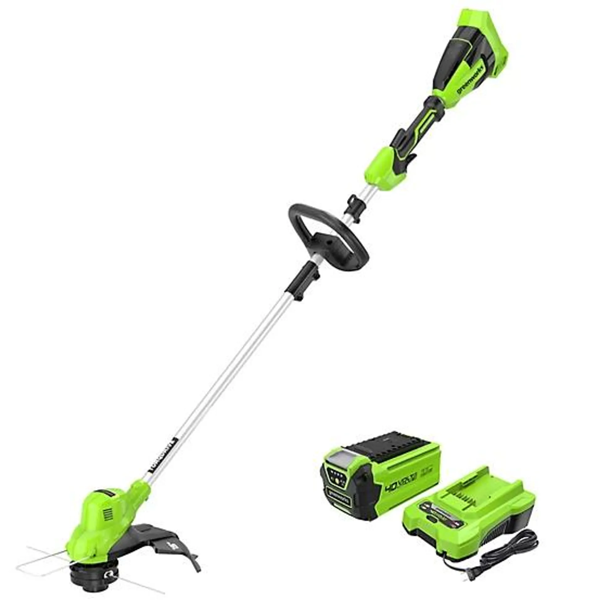 40V 15-in. TORQDRIVE Cordless Battery String Trimmer, 2.0Ah USB Battery & Charger