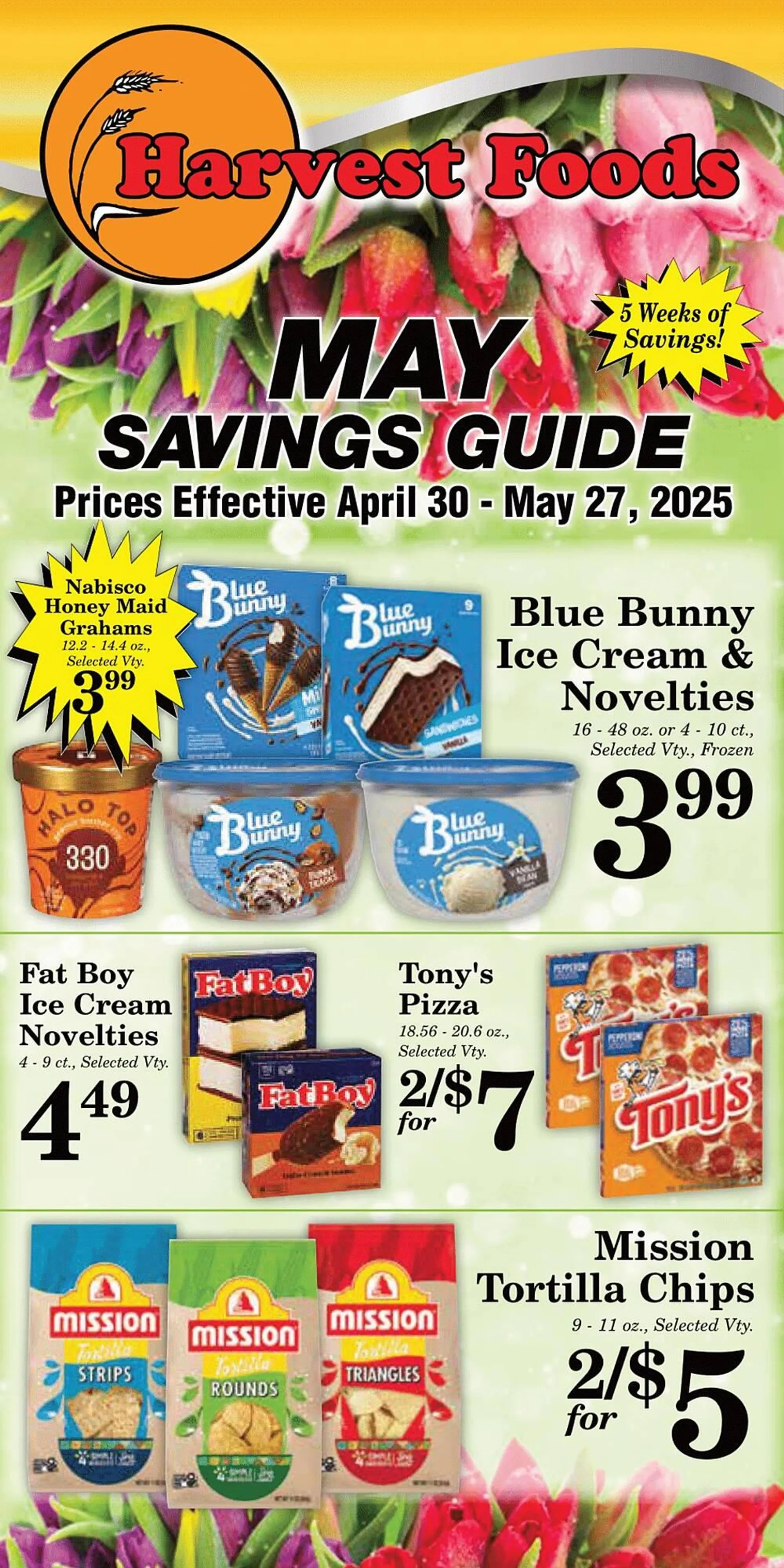 Weekly ad Harvest Foods ad from April 30 to May 27 2025 - Page 2