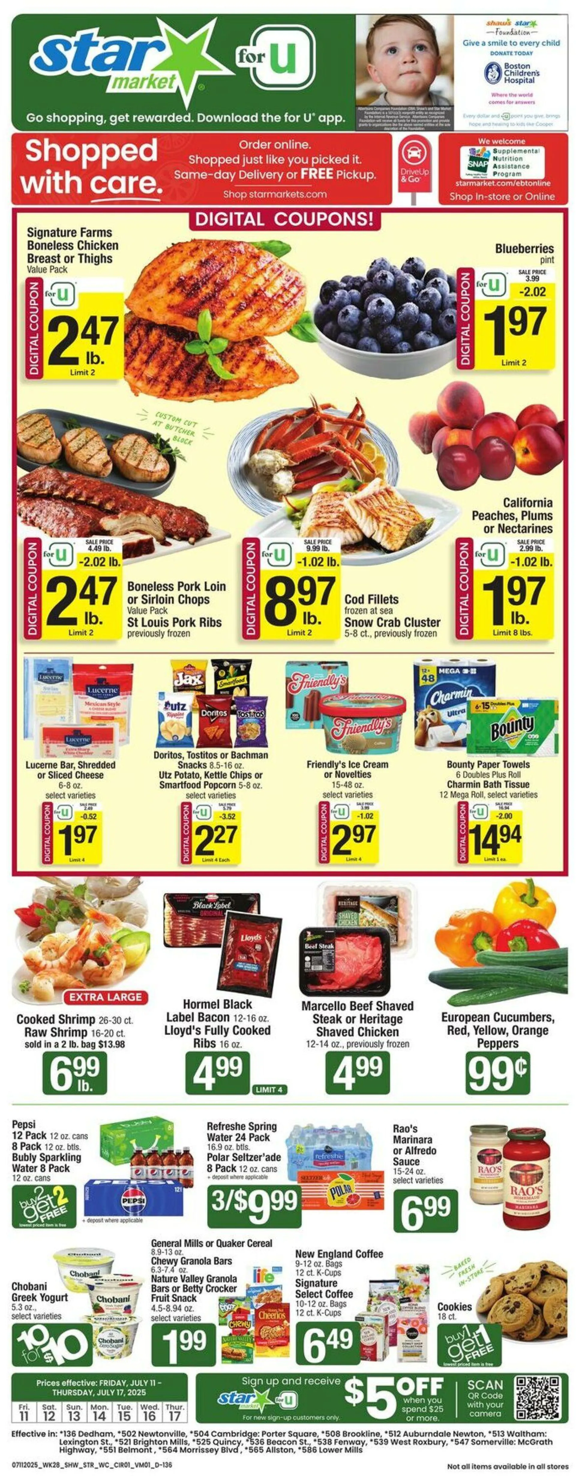 Weekly ad Star Markets from July 11 to July 17 2025 - Page 1