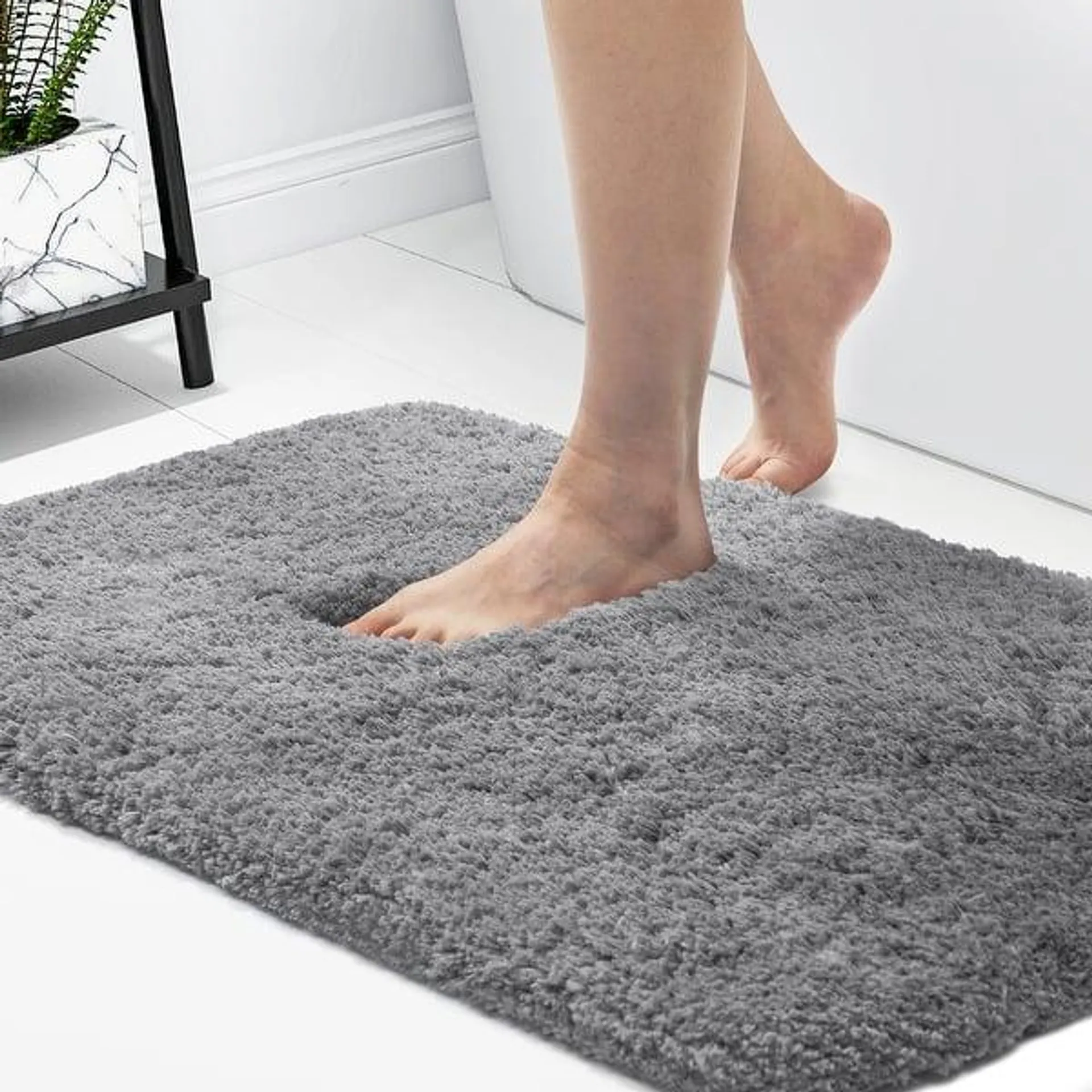 Deconovo Super Absorbent & Thick Plush Bath Mat Rugs (1 PC)