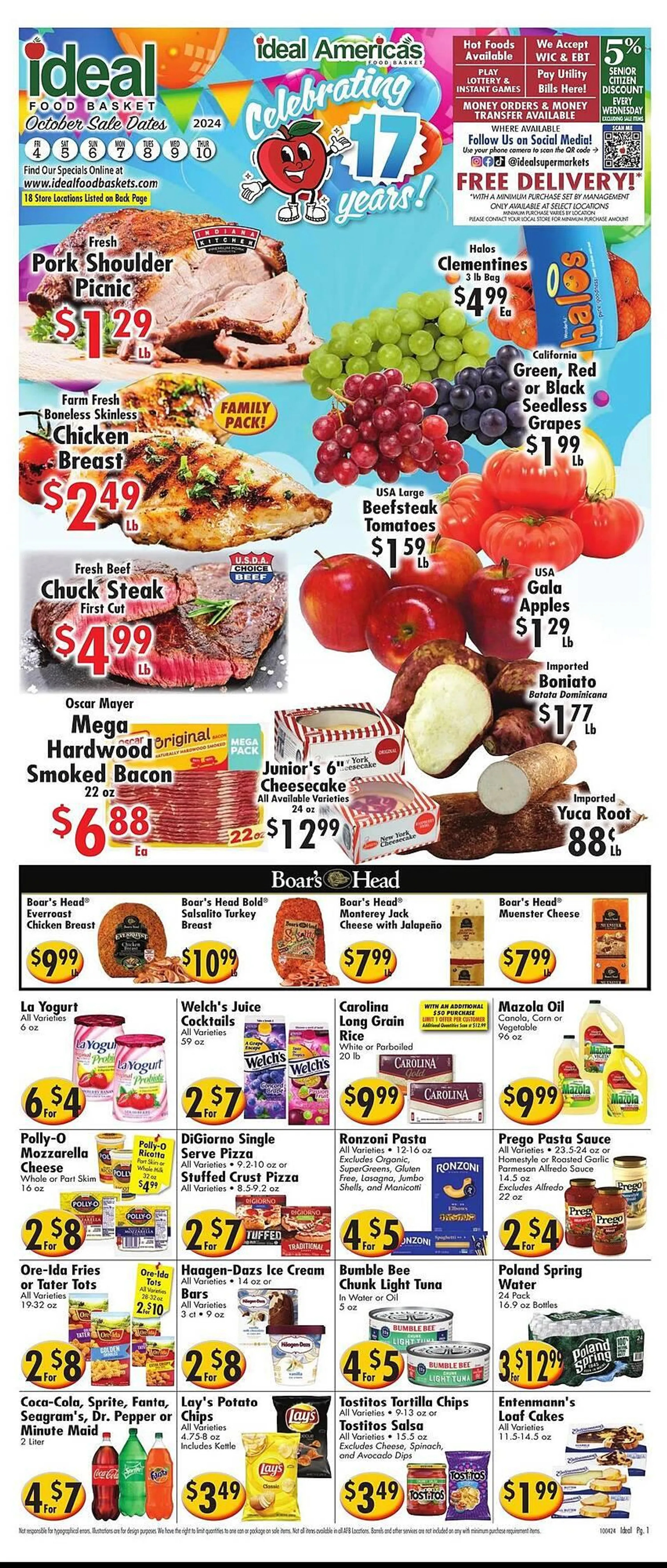 Ideal Food Basket Weekly Ad - 1