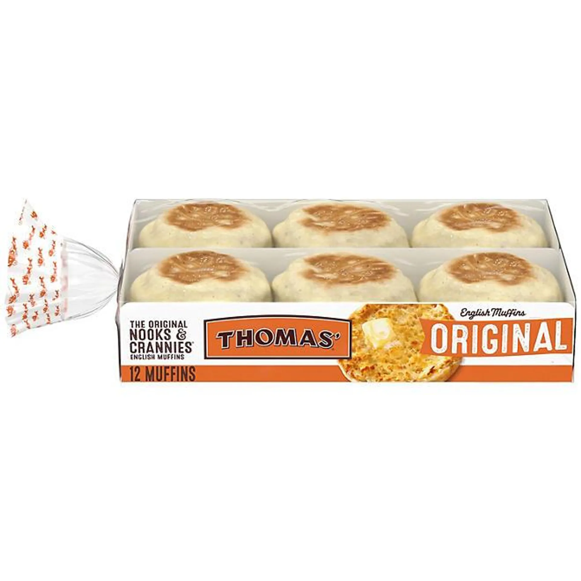 Thomas' Original Nooks & Crannies English Muffins (24 oz., 12 ct.)