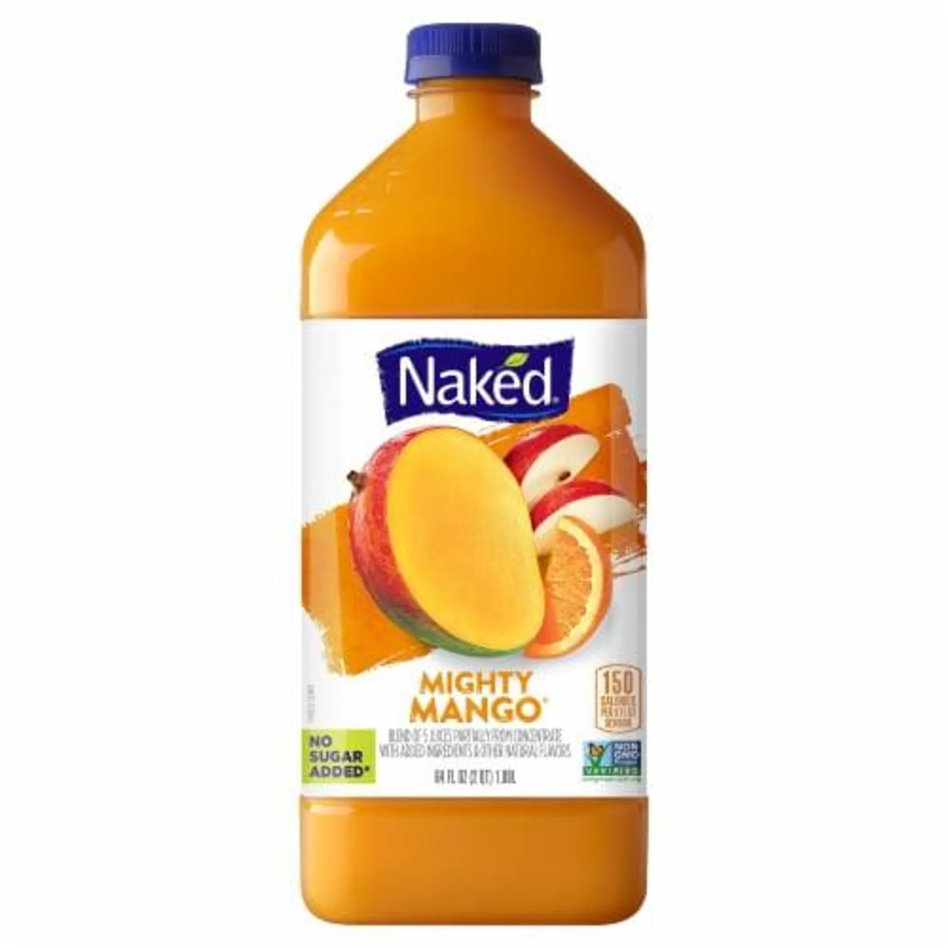 Naked Smoothie Mighty Mango Flavored 100% Fruit Smoothie Blend