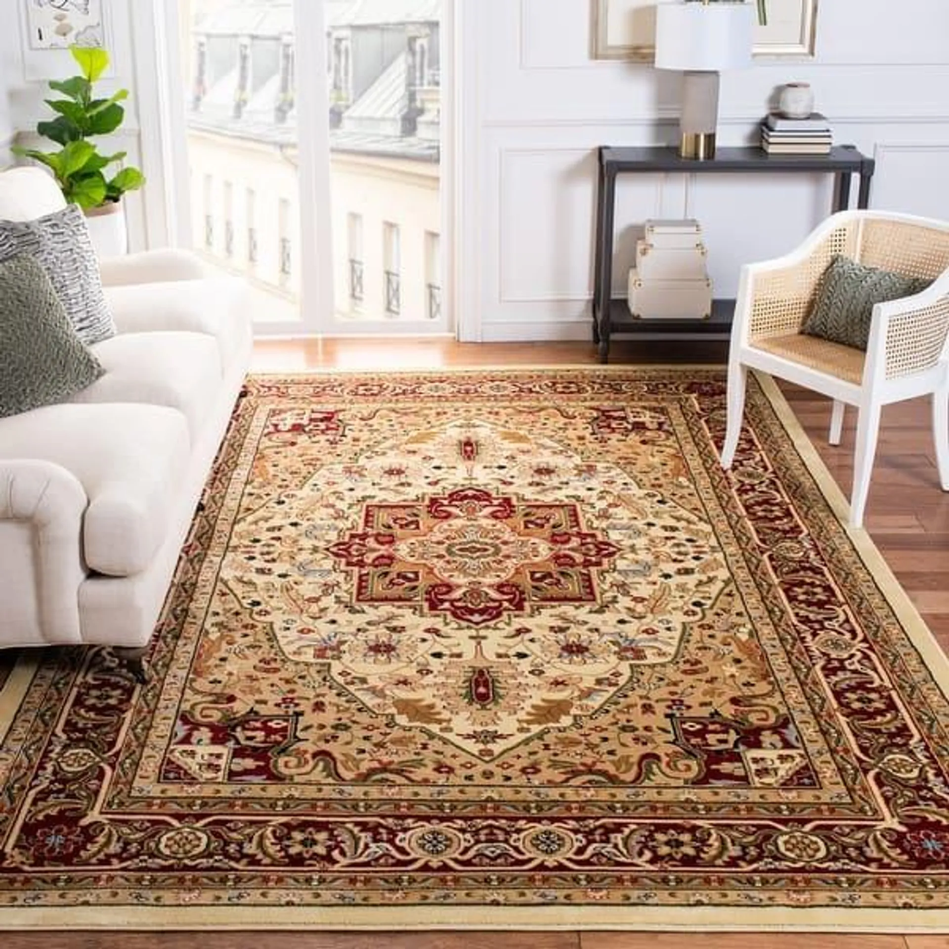 SAFAVIEH Lyndhurst Feryal Traditional Oriental Medallion Rug