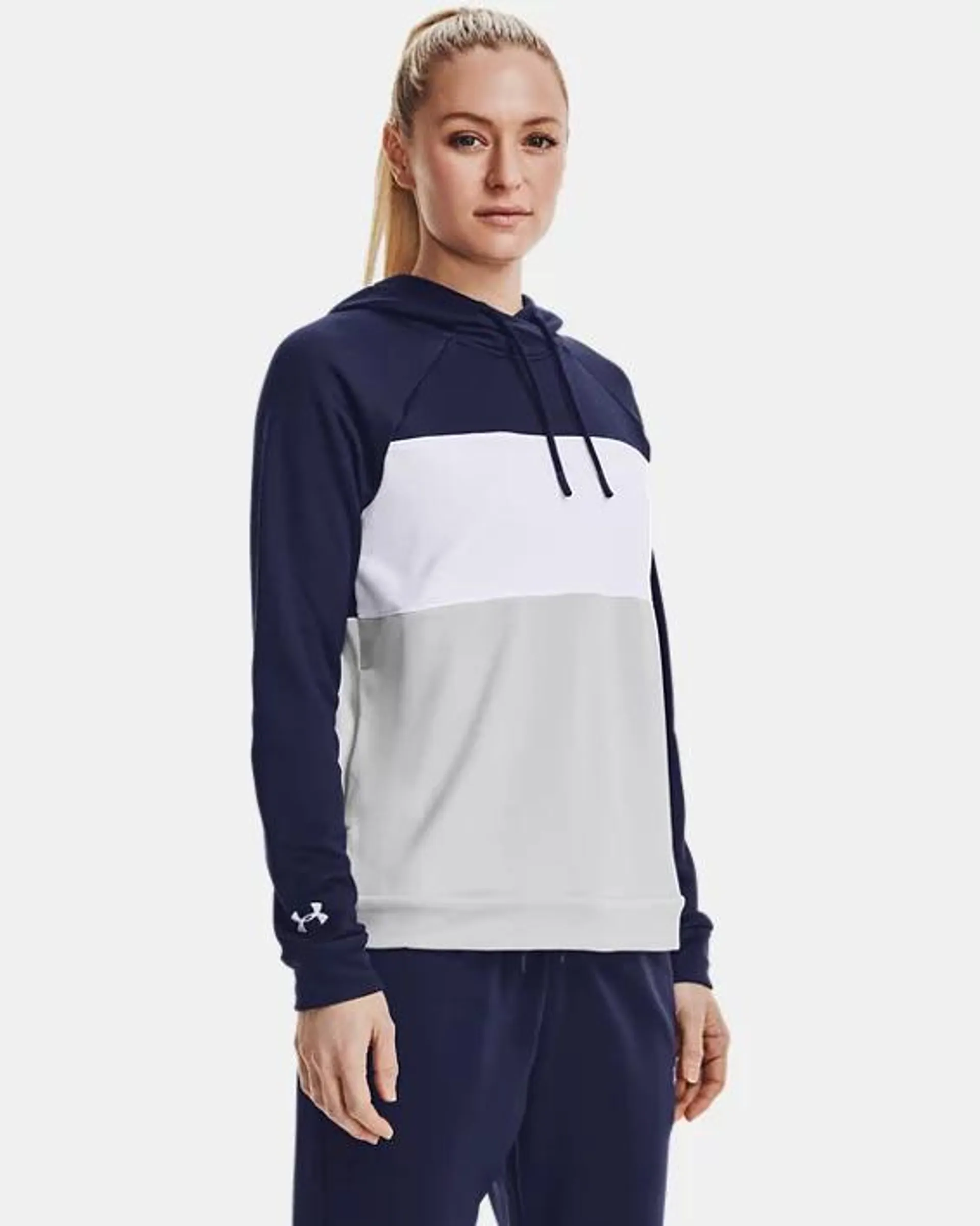 Women's UA Qualifier Fleece Blocked Hoodie