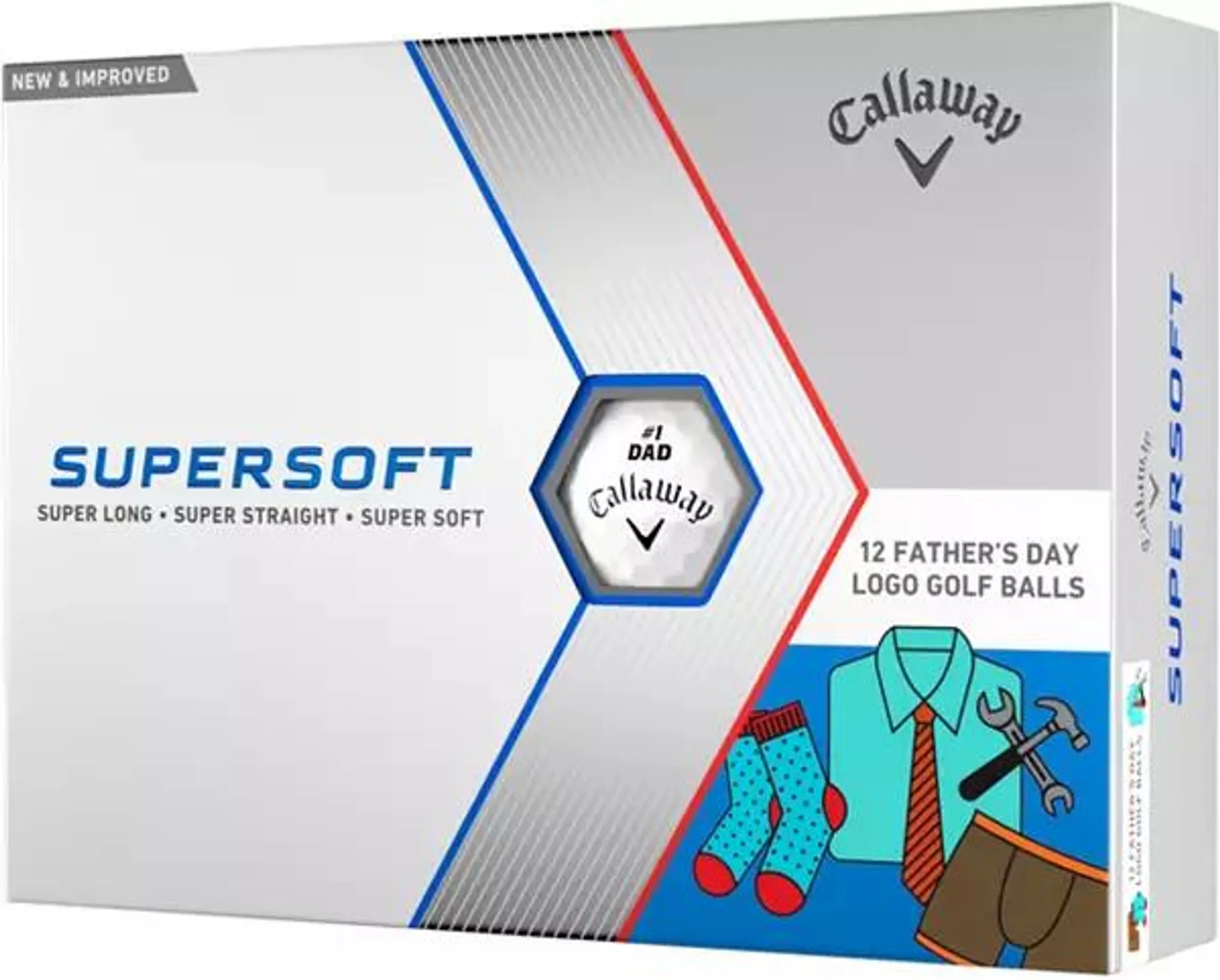 Callaway 2023 Supersoft Father's Day Golf Balls