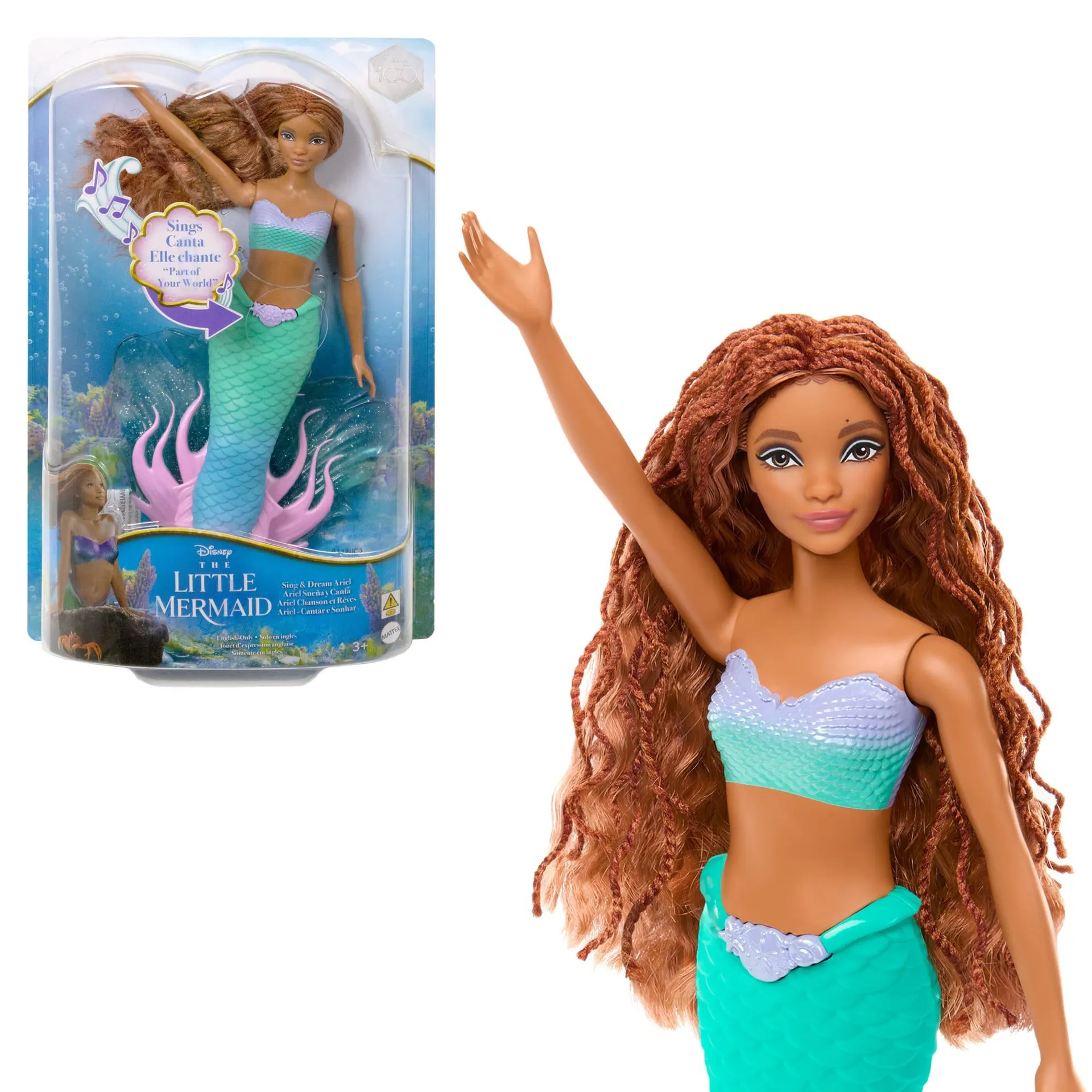 Disney the Little Mermaid Sing & Dream Ariel Fashion Doll