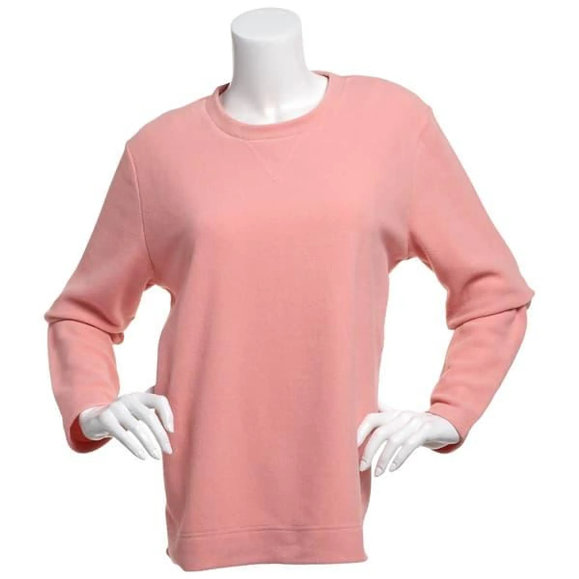 Womens Hasting & Smith Long Sleeve Fleece Top