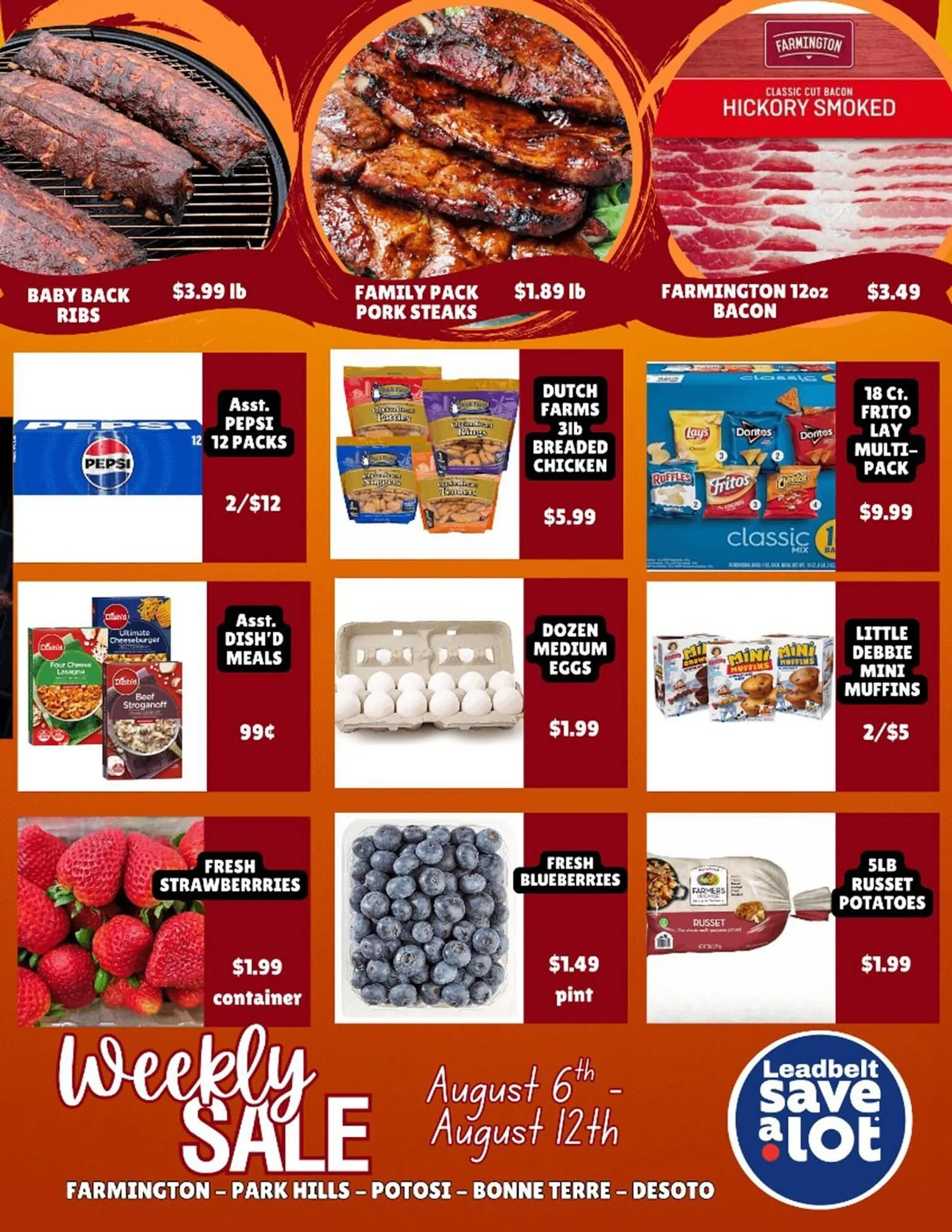 Weekly ad Save a Lot Weekly Ad from August 6 to August 12 2025 - Page 1