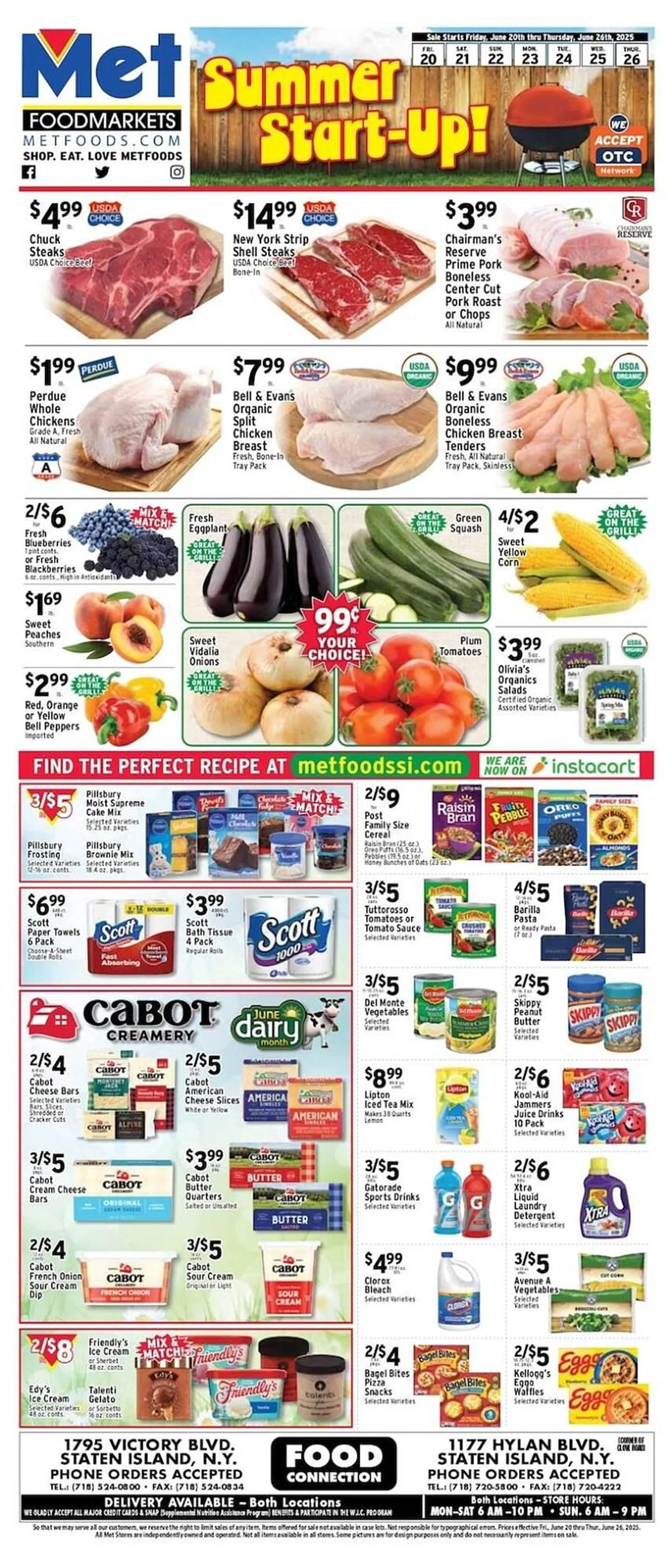 Weekly ad Met Foodmarkets Weekly Ad from June 20 to June 26 2025 - Page 1