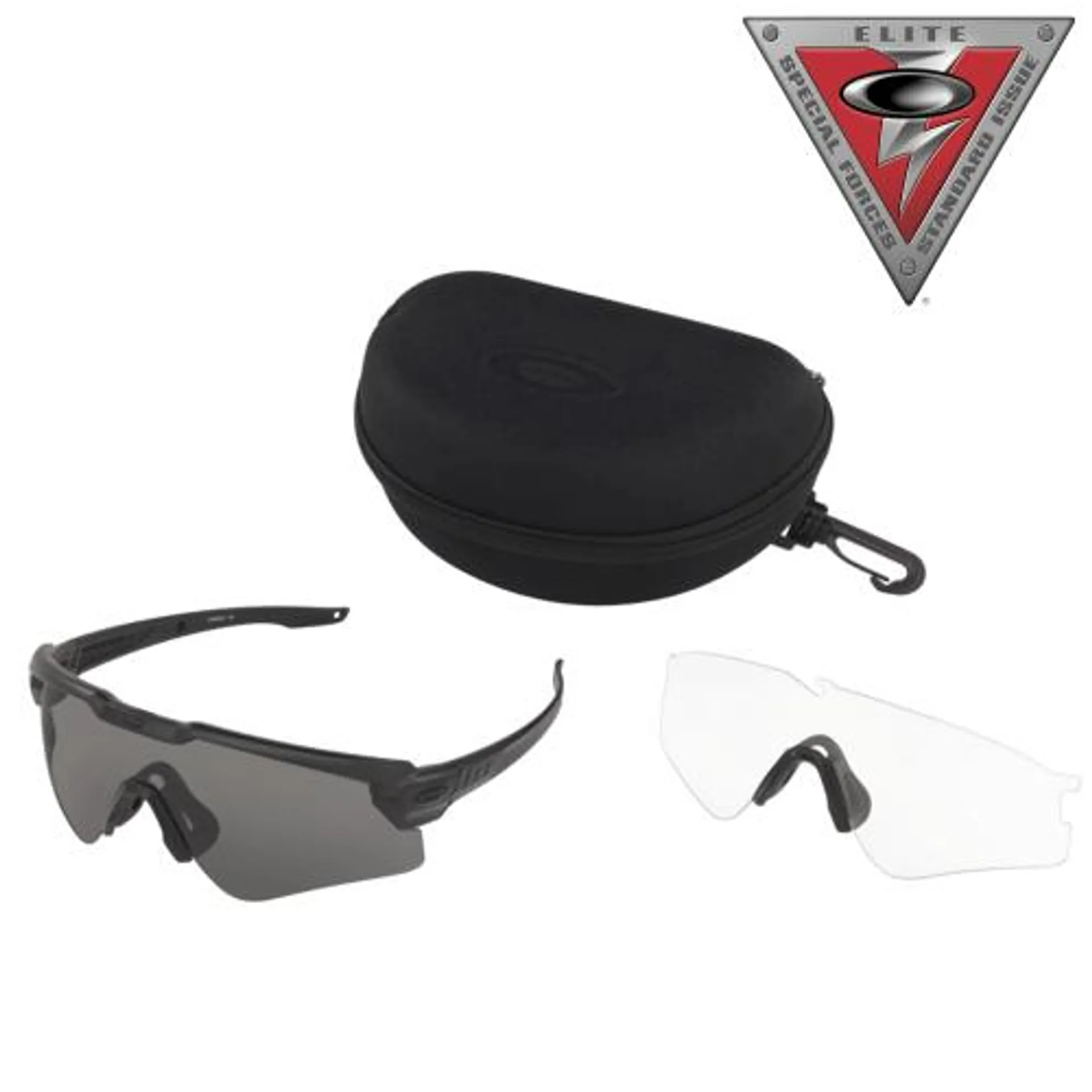 Oakley SI Ballistic M Frame ALPHA Array OO9296 Grey and Clear Lens Sunglasses