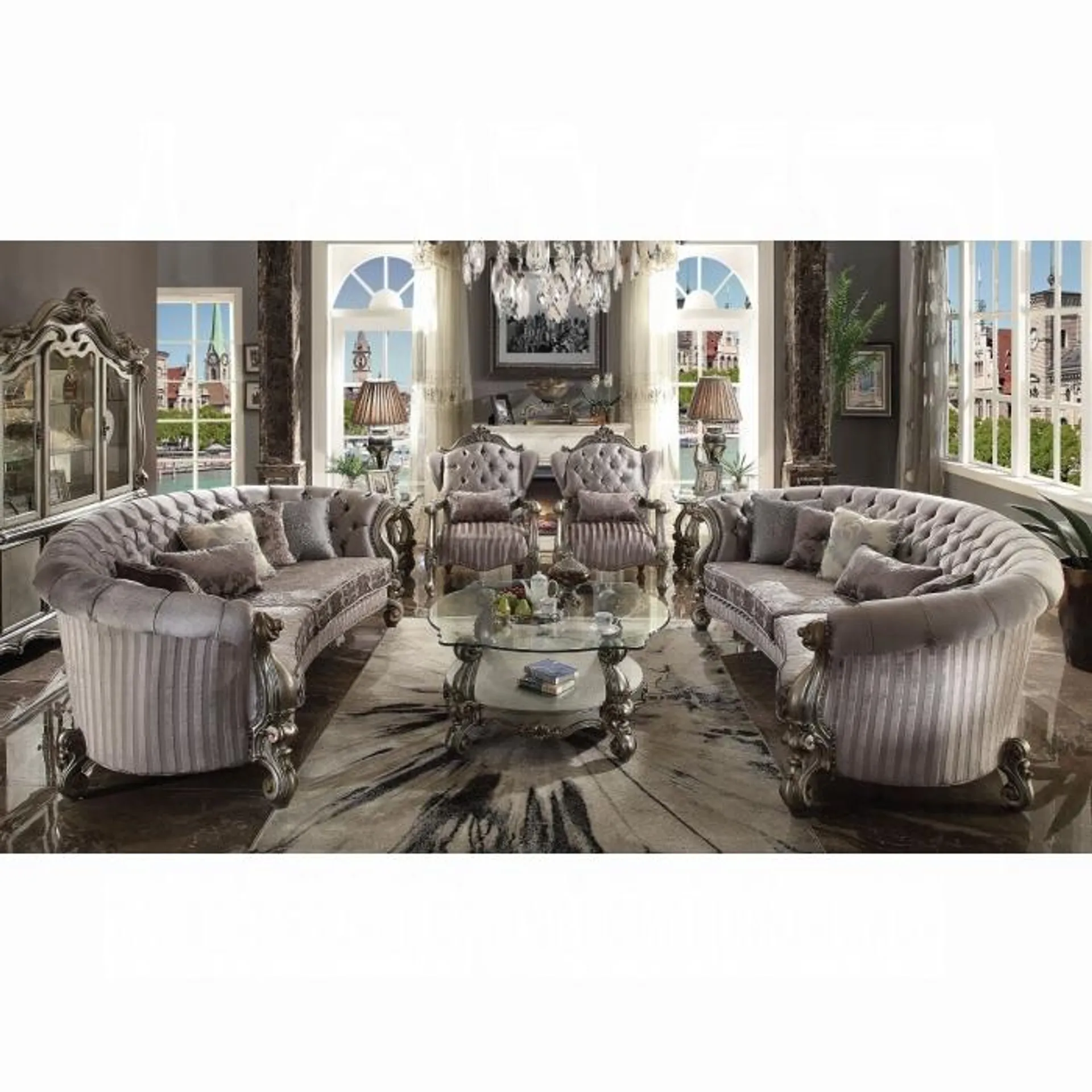 Versailles Sofa W/5 Pillows