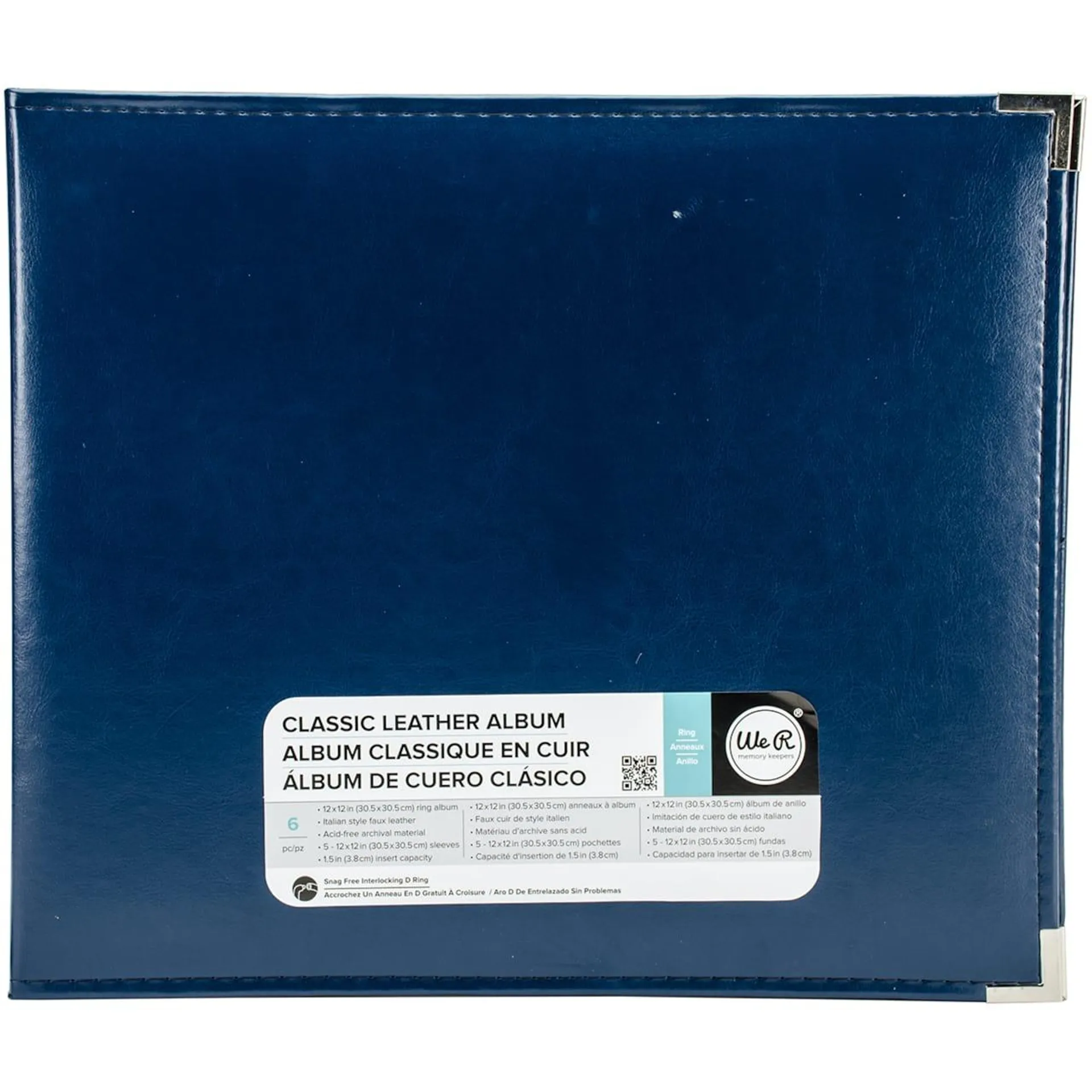 We R Memory Keepers® Classic Leather™ D-Ring Album, 12" x 12"