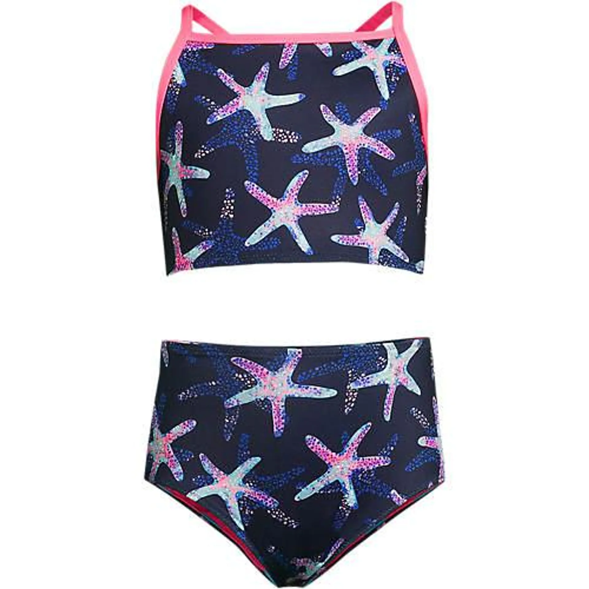 Girls Chlorine Resistant Reversible X-back Bikini Swim Set