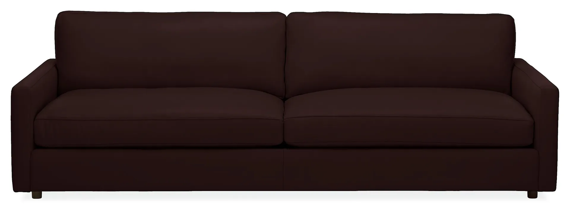 Linger Deep 101" Sofa in Vento Coffee Leather