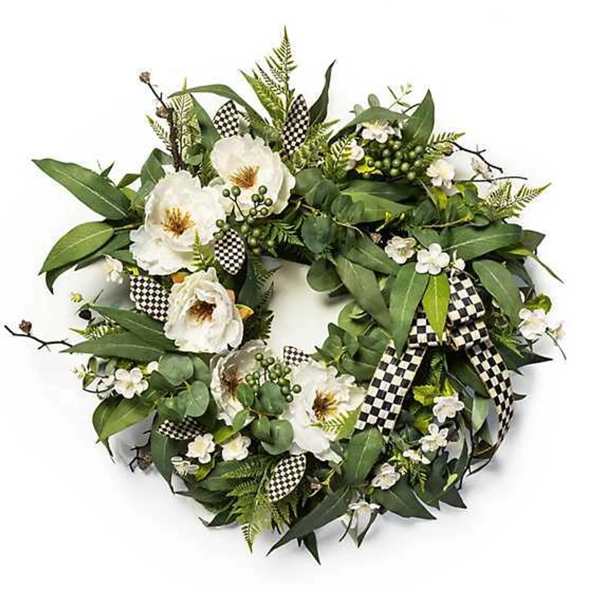 Courtly Peony 29" Wreath