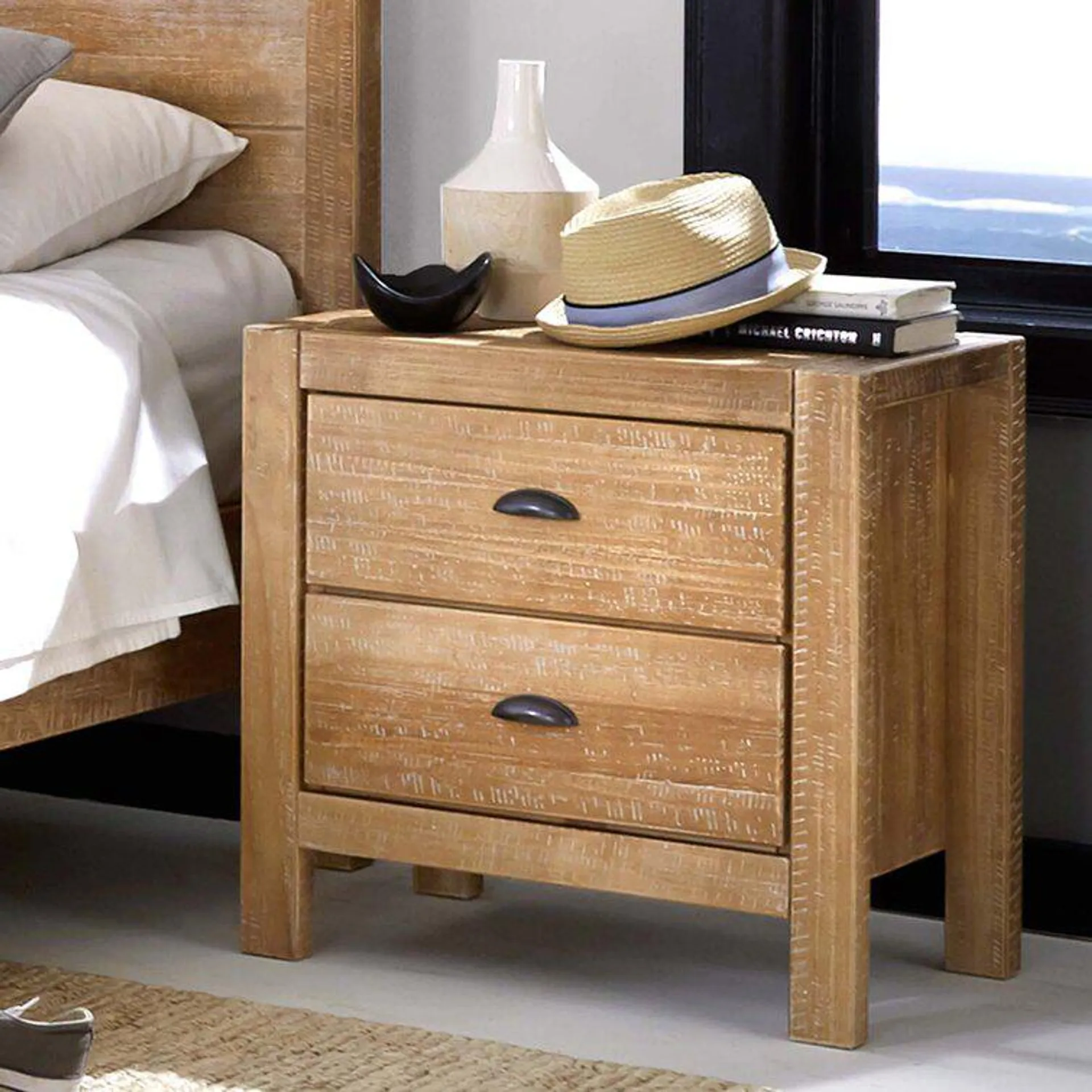 Montauk Solid Wood Nightstand