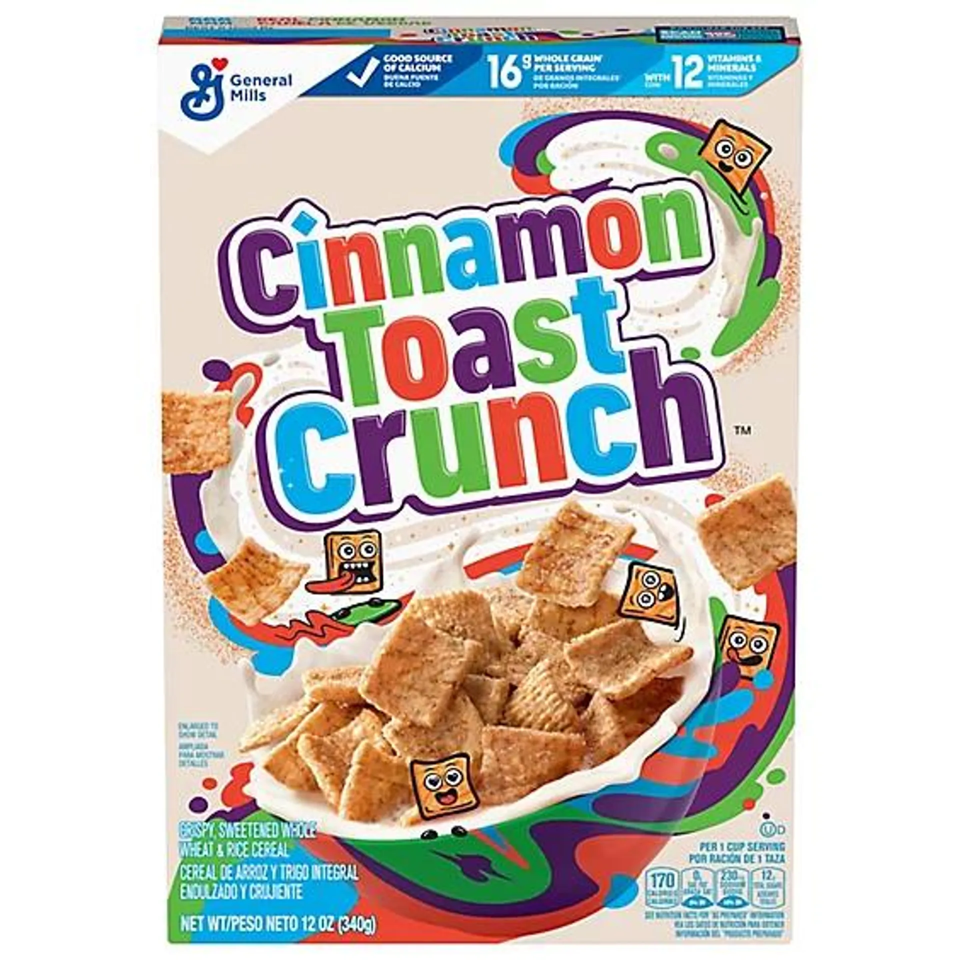 Cinnamon Toast Crunch Cereal Box - 12 Oz