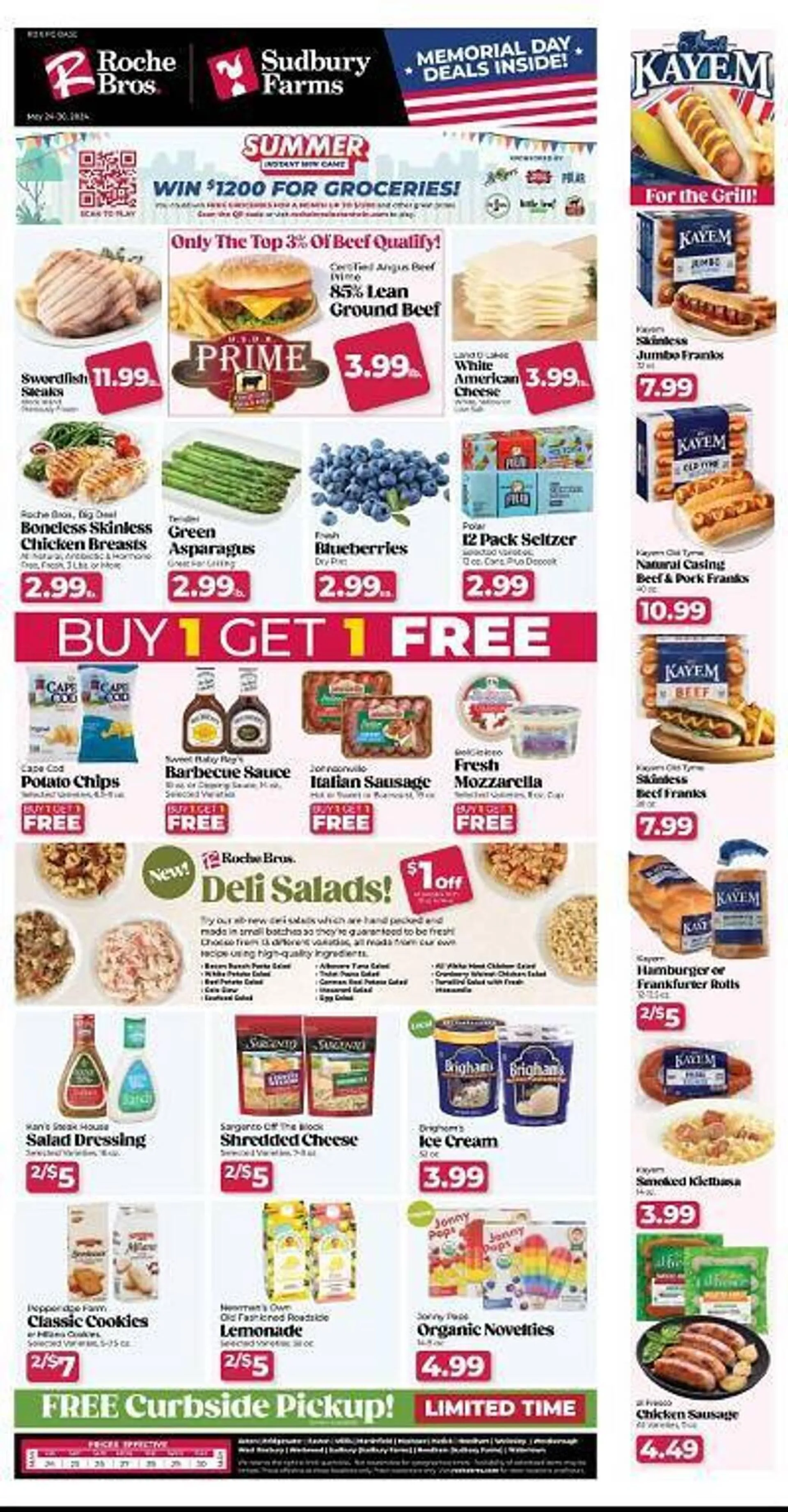 Weekly ad Roche Bros Weekly Ad from May 24 to May 30 2024 - Page 1