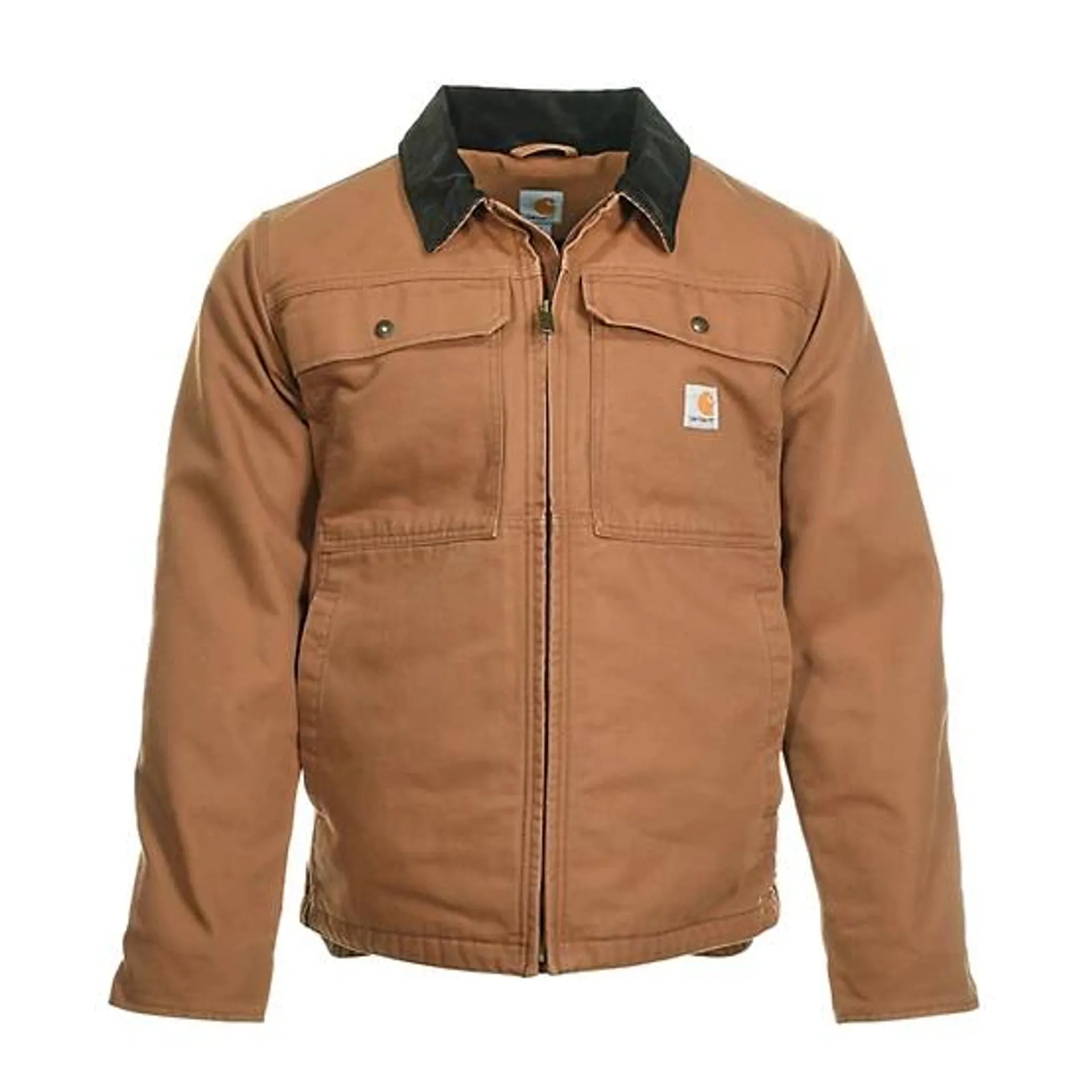 Men's Exclusive Washed Duck Insulated Traditional Jacket