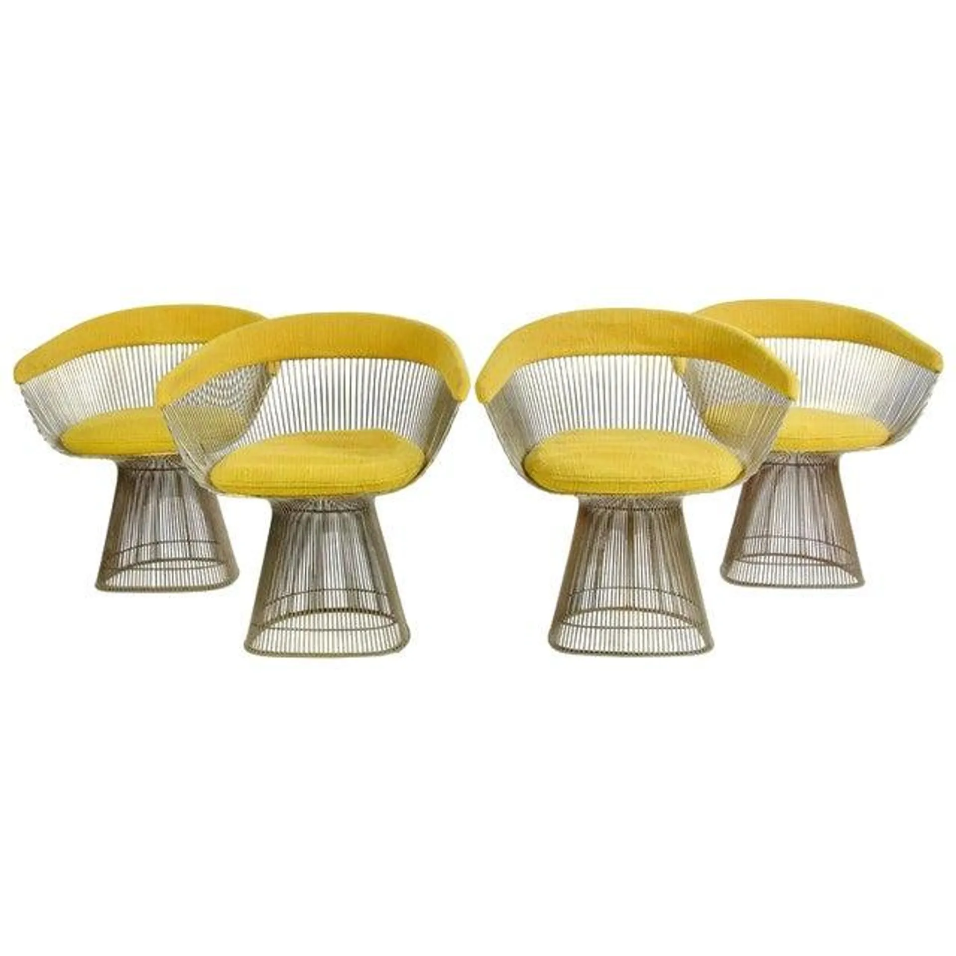 1960s Vintage Warren Platner Dining Chairs - Set of 4