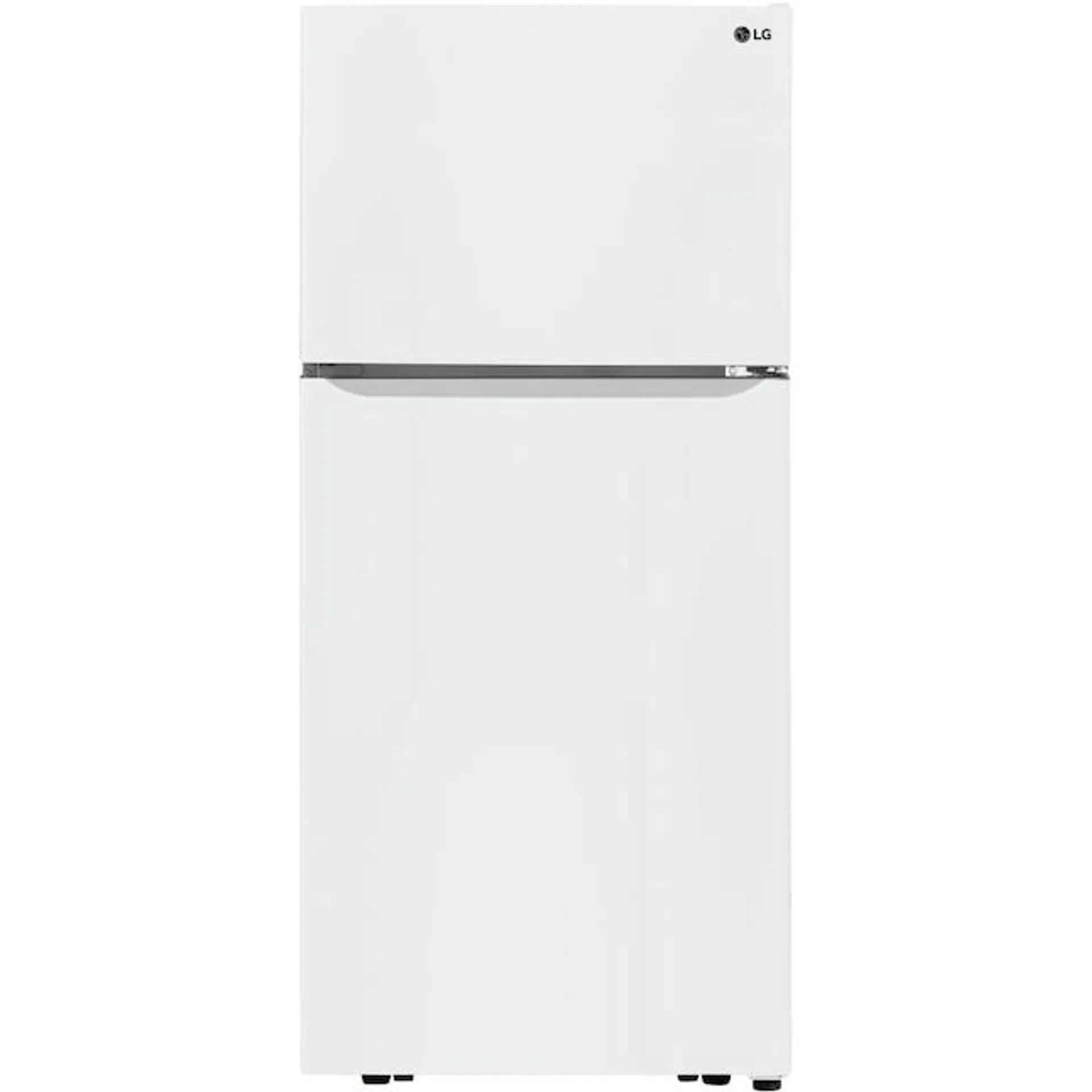 LG 20.2-cu ft Top-Freezer Refrigerator (White) ENERGY STAR