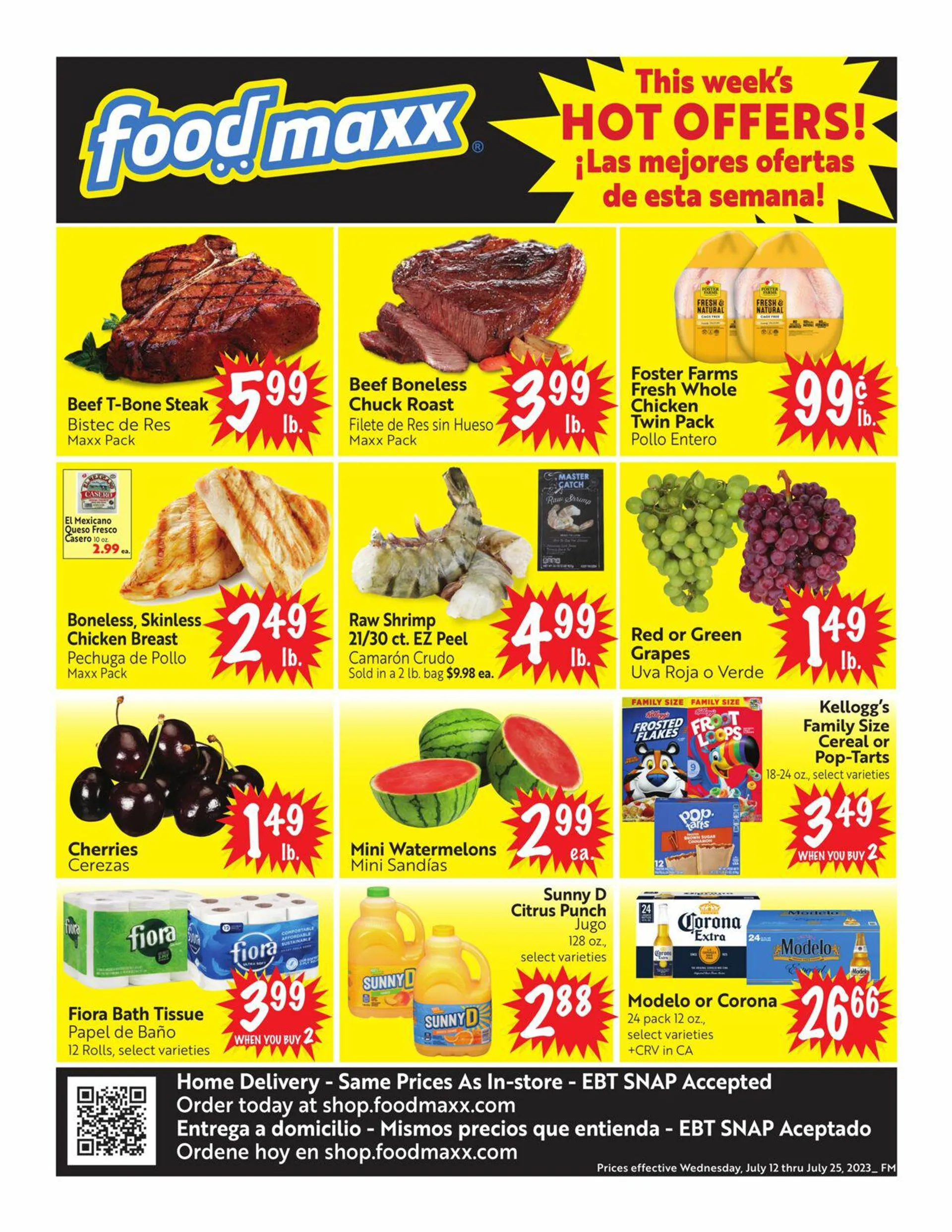 FoodMaxx Current weekly ad valid until July 25, 2023