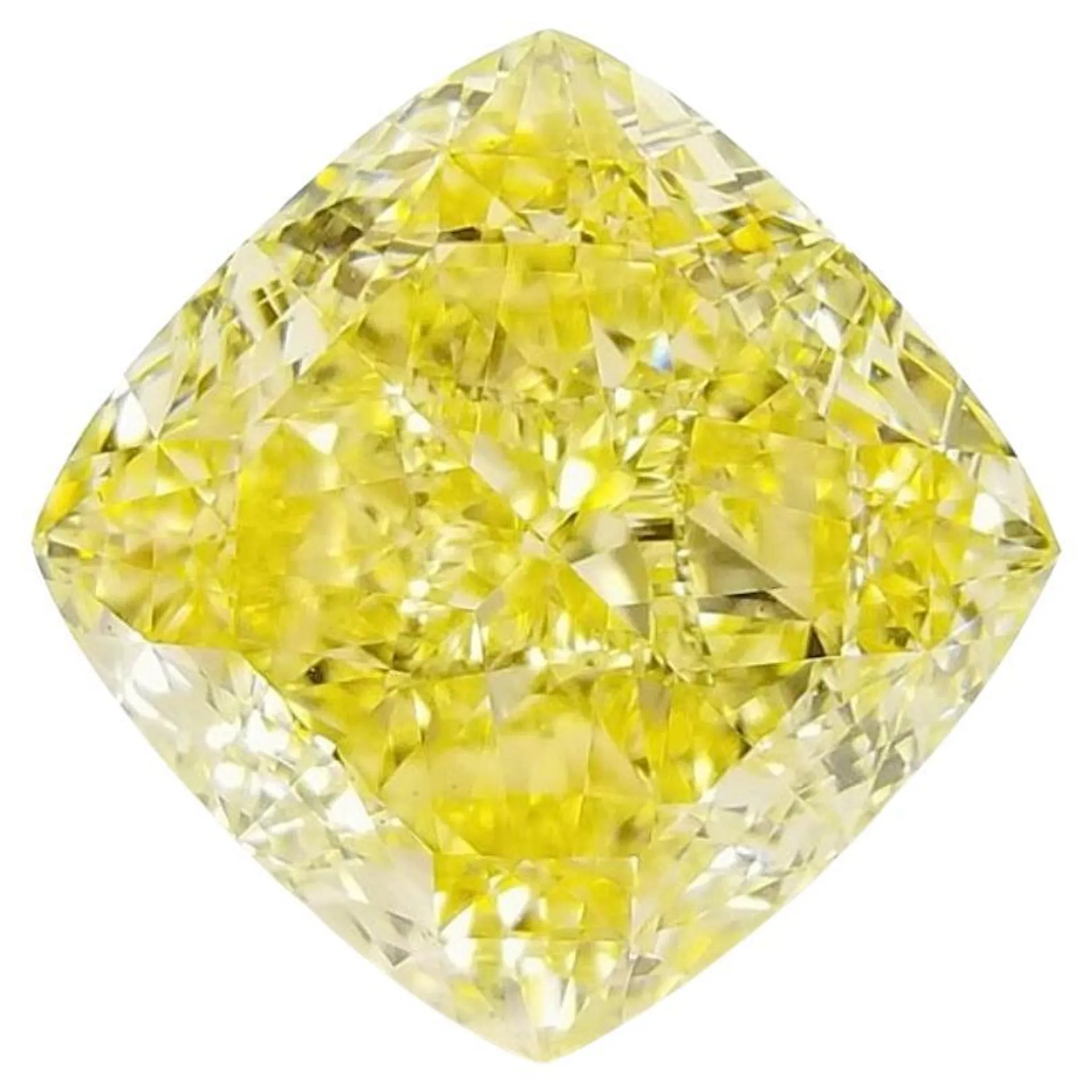 GIA Certified 20.00 Carats Fancy Yellow Diamond