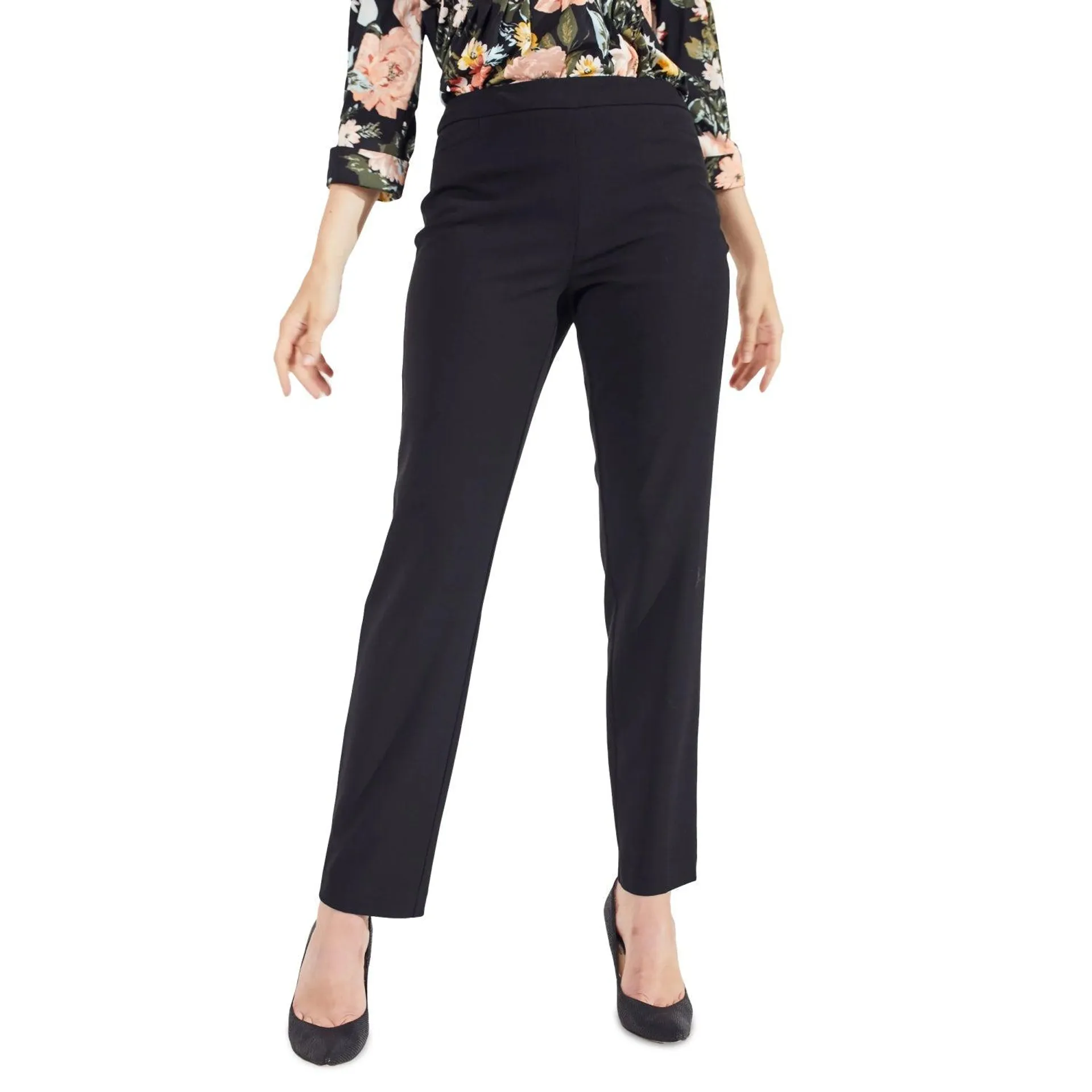 Roz & Ali Secret Agent Pull On Tummy Control Pants - Tall Length - Plus