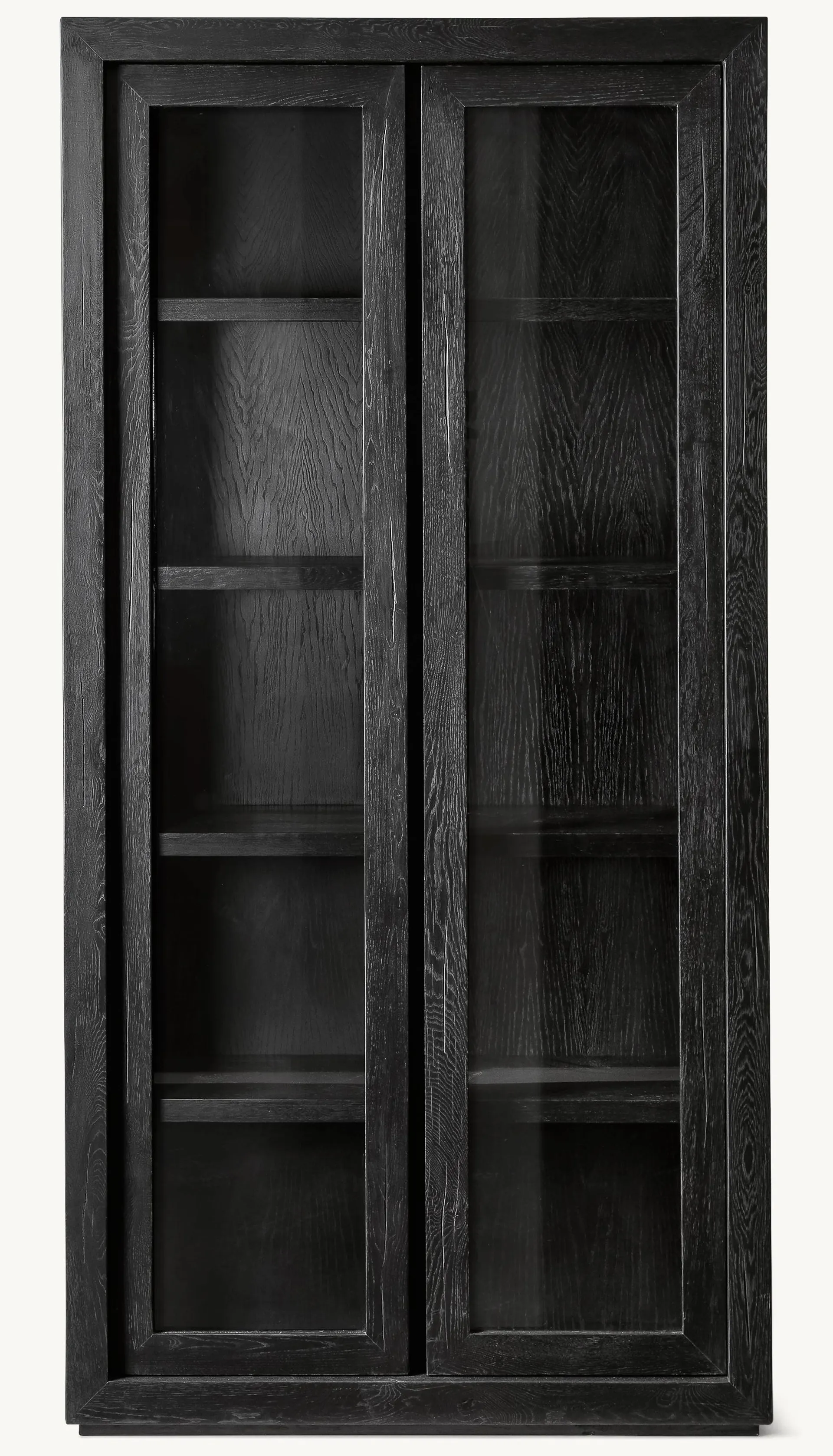 Reclaimed Oak Glass Cabinet