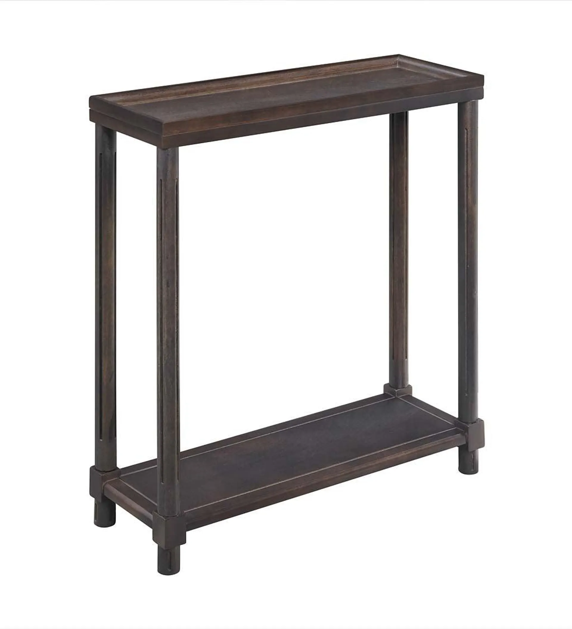 Allison Slim Wood Side Tables, Set of 2 - Espresso