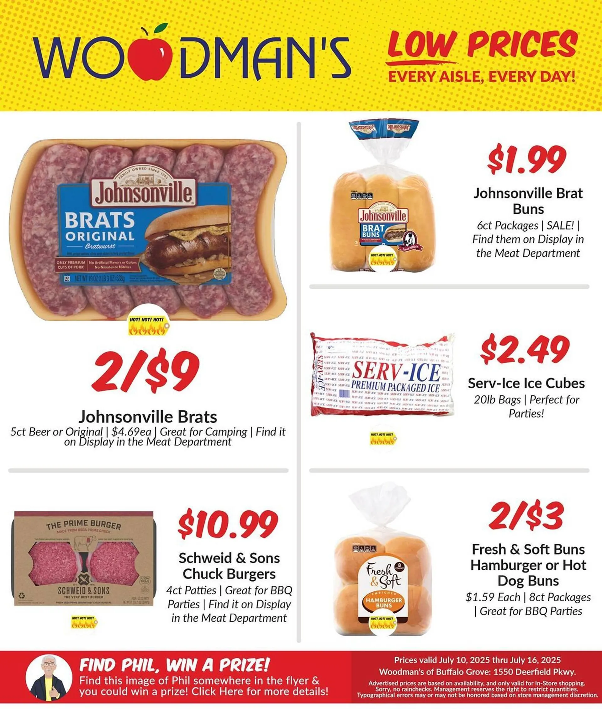 Weekly ad Woodman's Weekly Ad from July 10 to July 16 2025 - Page 1