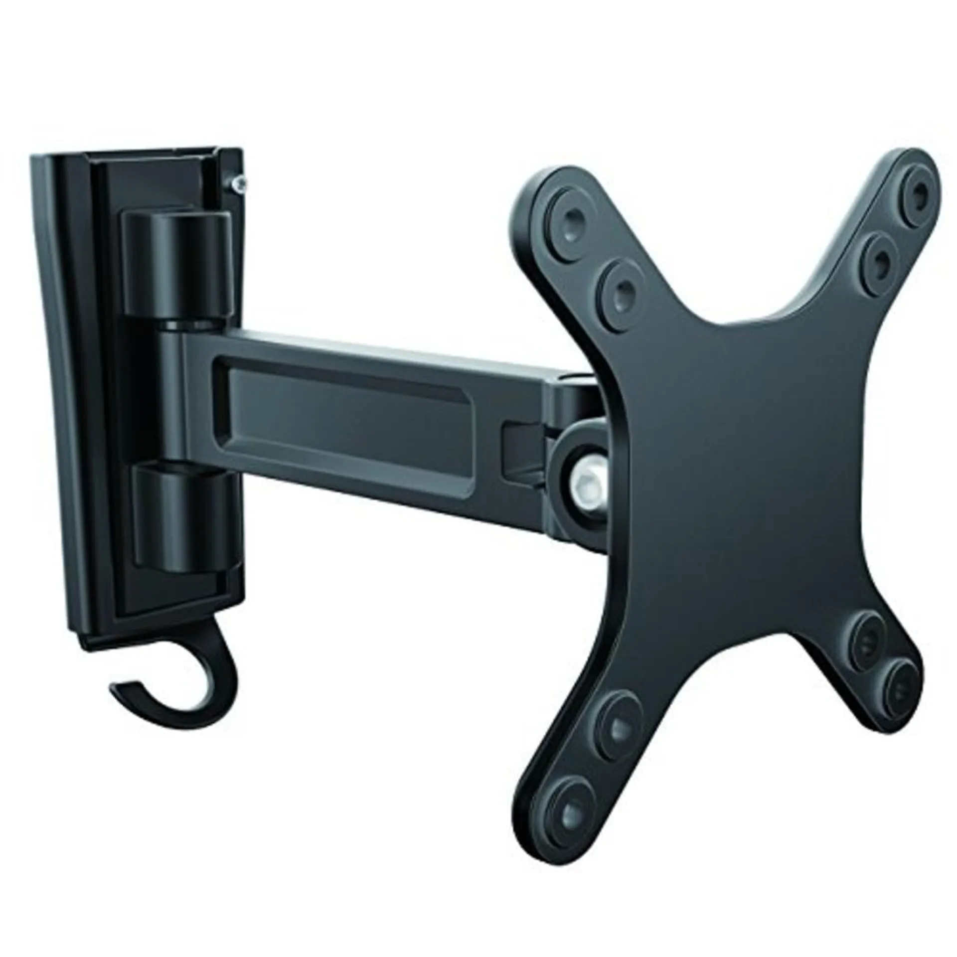 StarTech.com Monitor Wall Mount - Single Swivel - Supports Monitors 13” to 34” - VESA Monitor Wall Mount Bracket - Black (ARMWAL