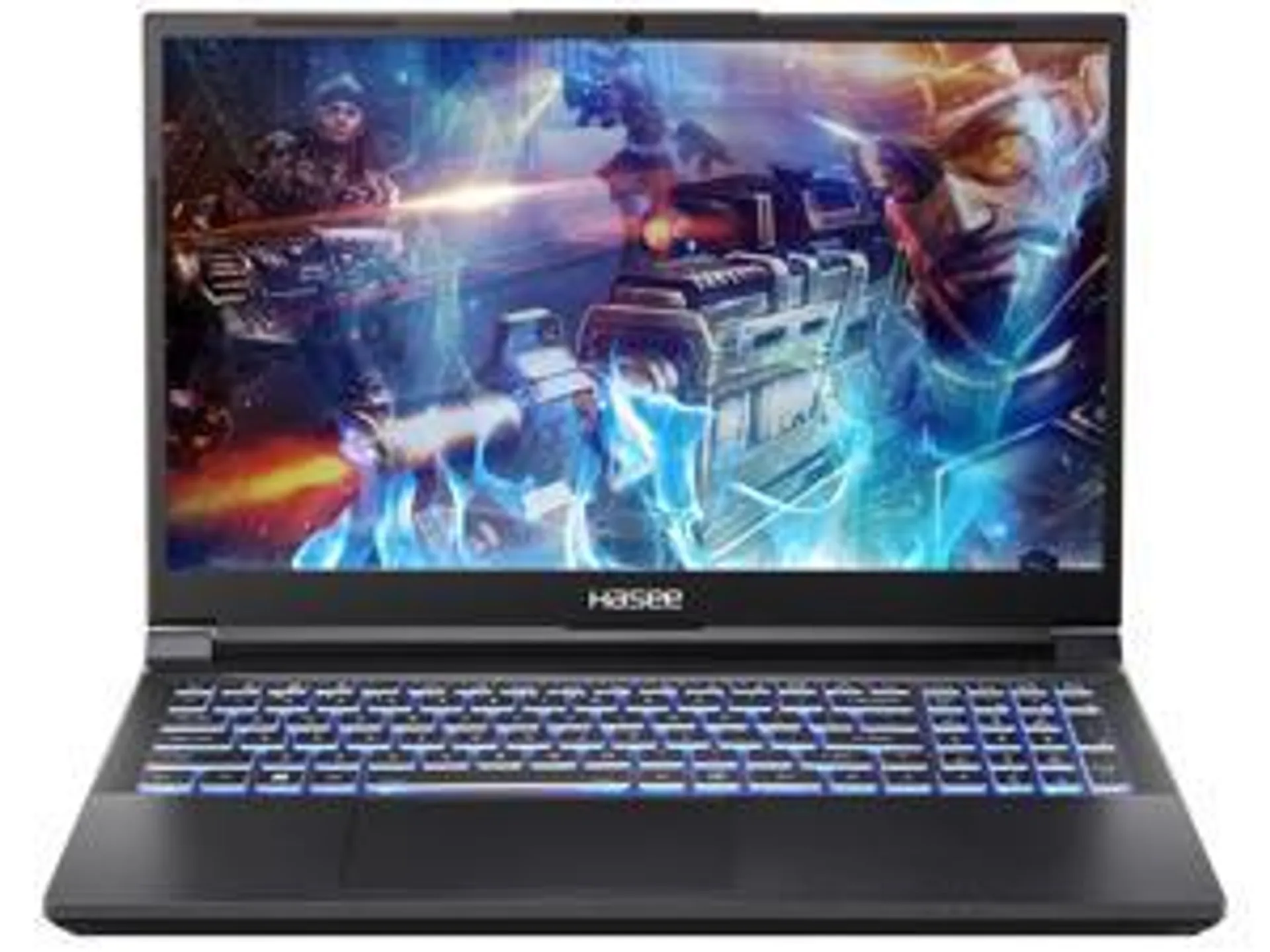 Hasee Z8 (15.6'', i7-12650H, RTX4060), Gaming Laptop, i7-12650H 4.7GHz, 16G DDR5 RAM, 512G NVMe PCIe4.0 SSD, RTX4060 8G GDDR6, 15.6'' QHD 165Hz 100%sRGB Display, RGB KB, WF6, BT5.2, Win11, Ore Black