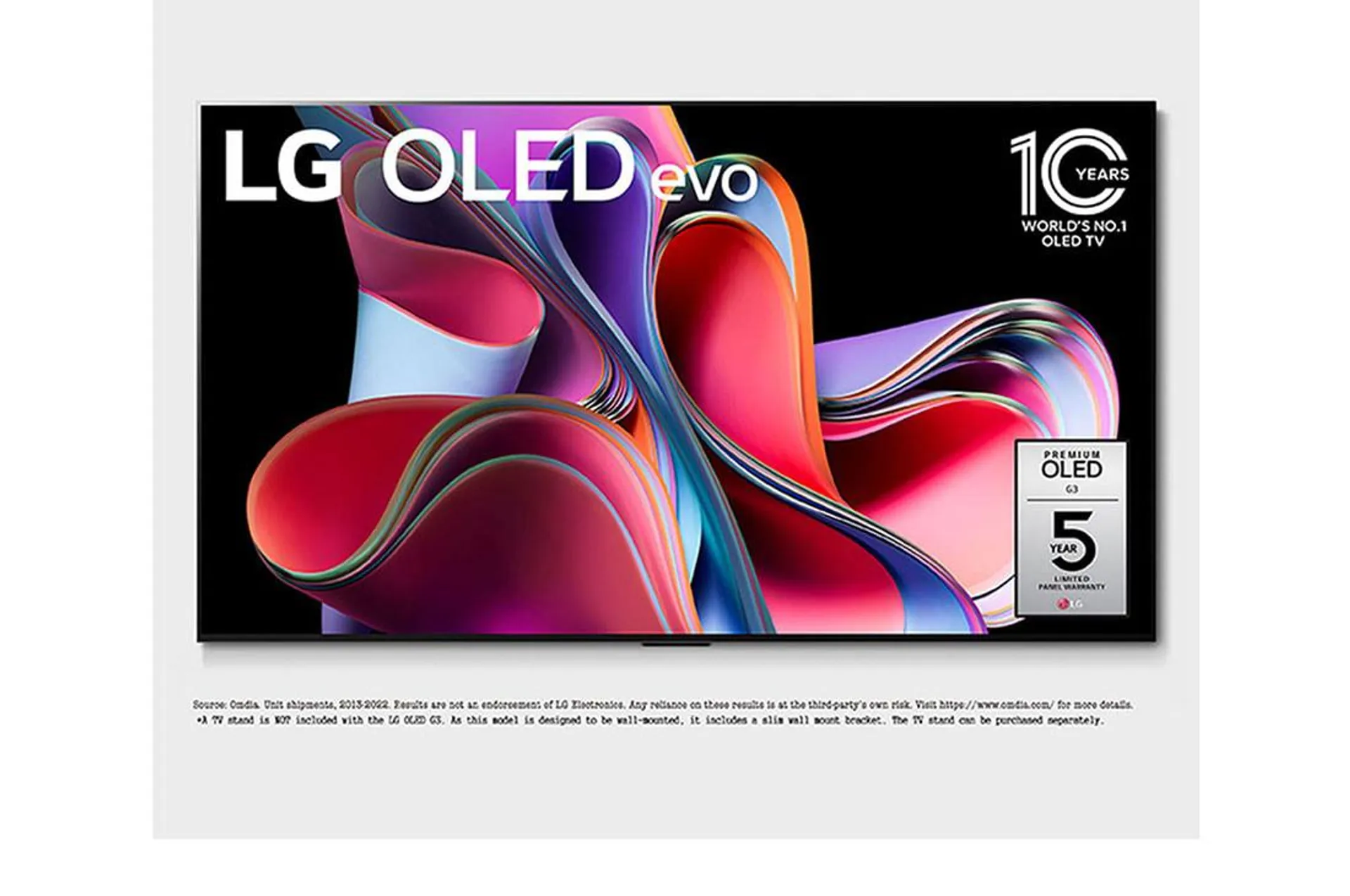 LG OLED evo G3 77 inch 4K Smart TV 2023