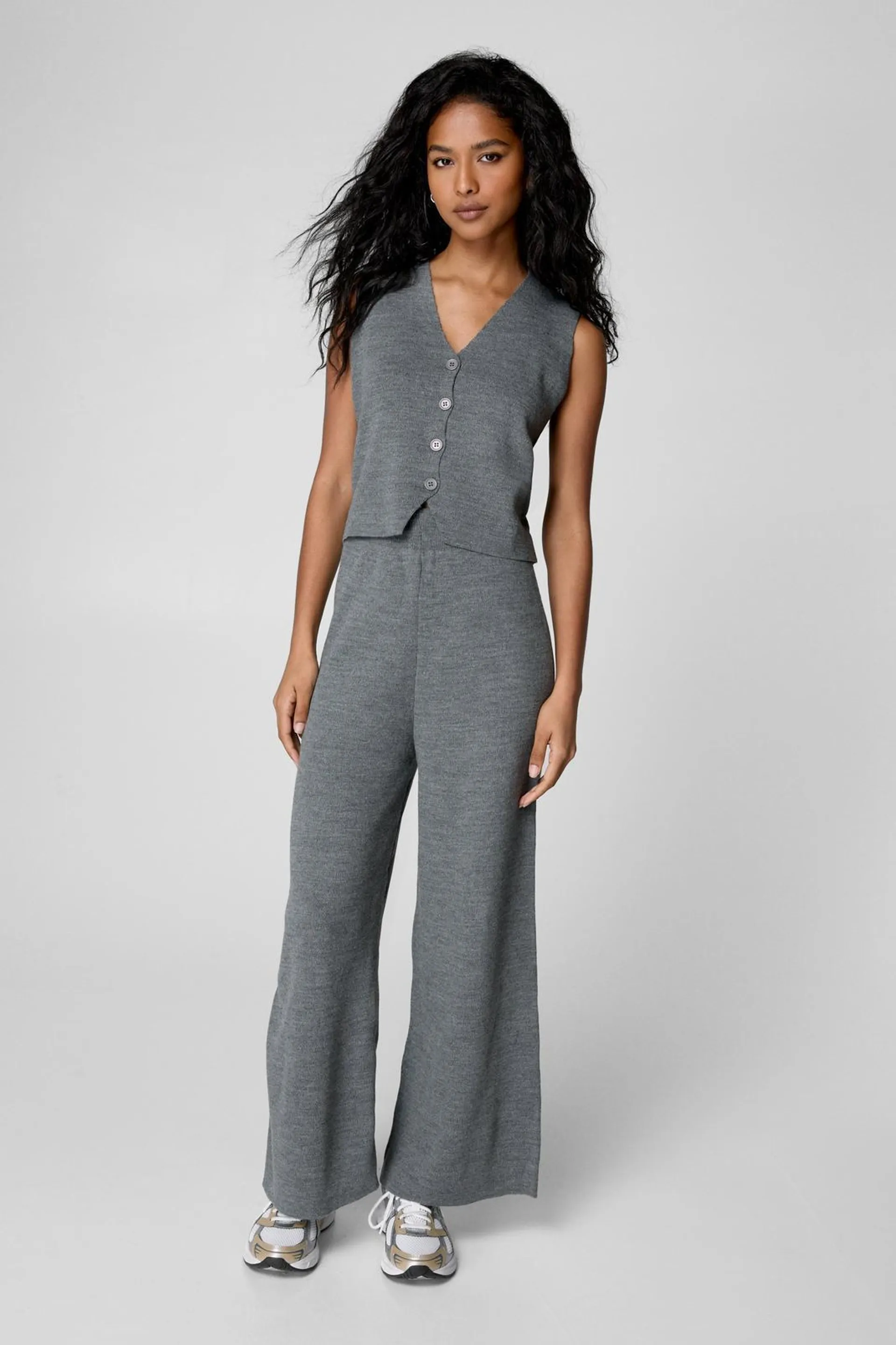 Knit Vest and Pant Co-Ord