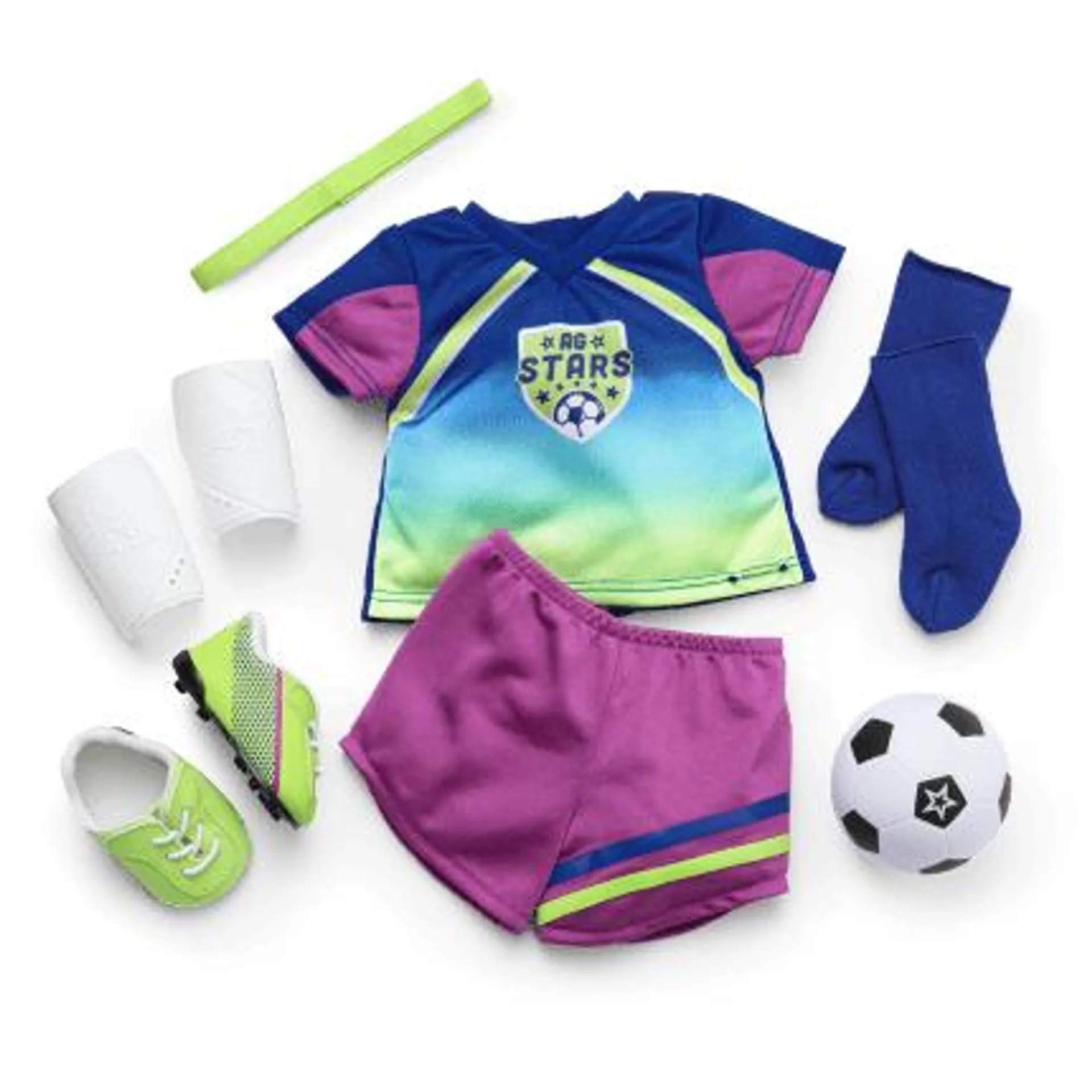 Game Day Soccer Uniform for 18-inch Dolls