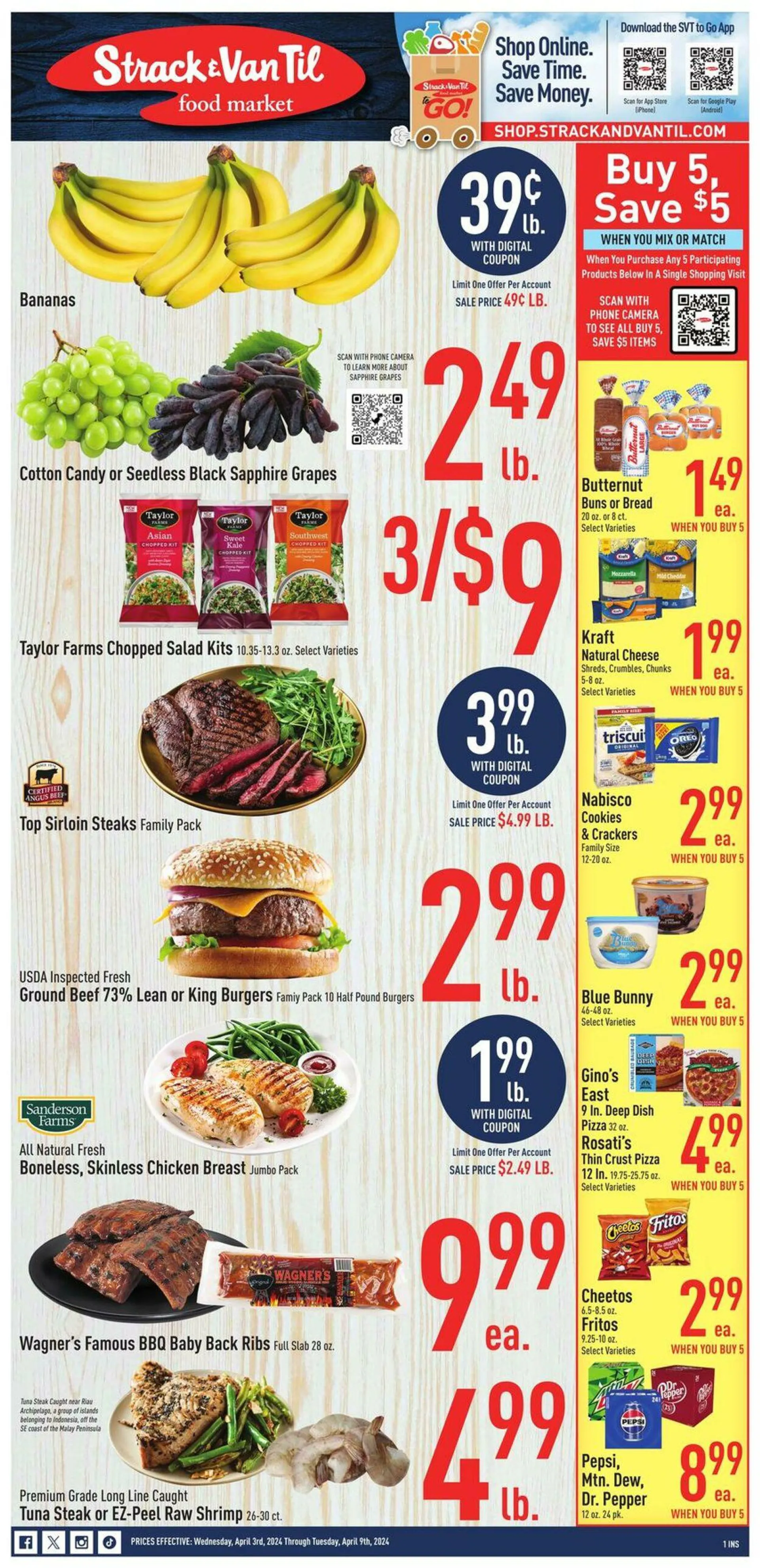 Weekly ad Strack & Van Til Current weekly ad from April 3 to April 9 2024 - Page 1