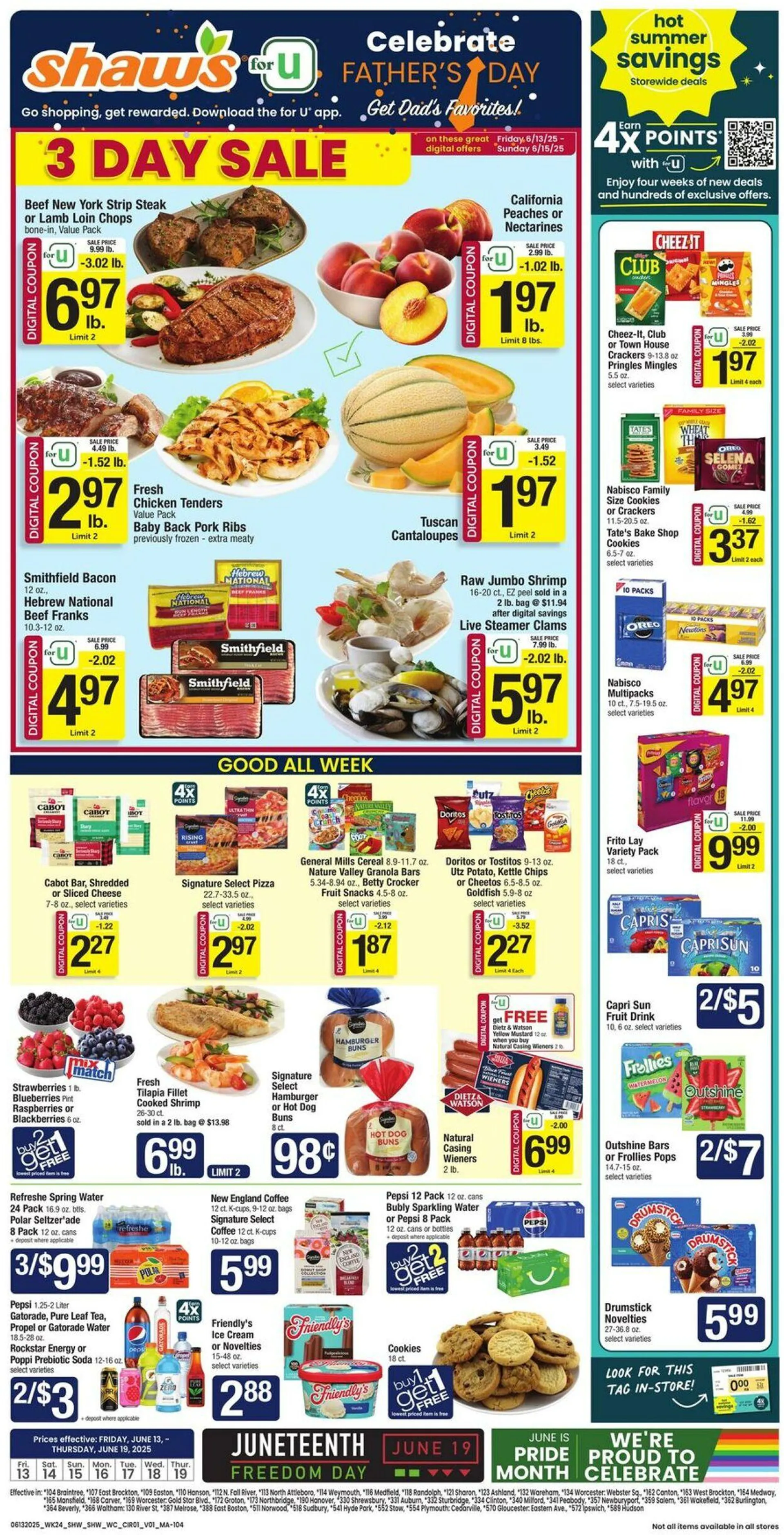 Weekly ad Shaws from June 13 to June 19 2025 - Page 1