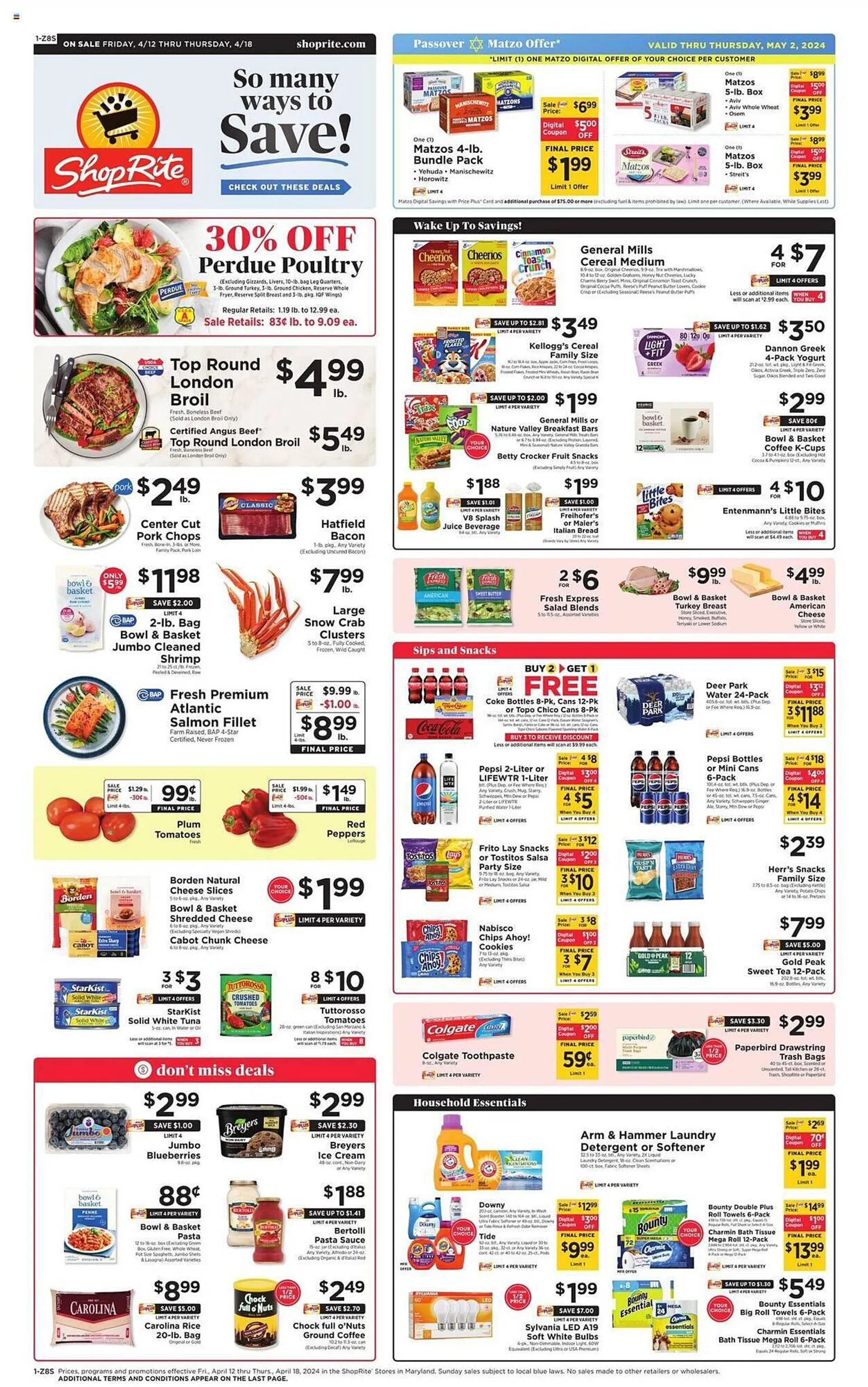 Weekly ad ShopRite Weekly Ad from April 12 to April 18 2024 - Page 