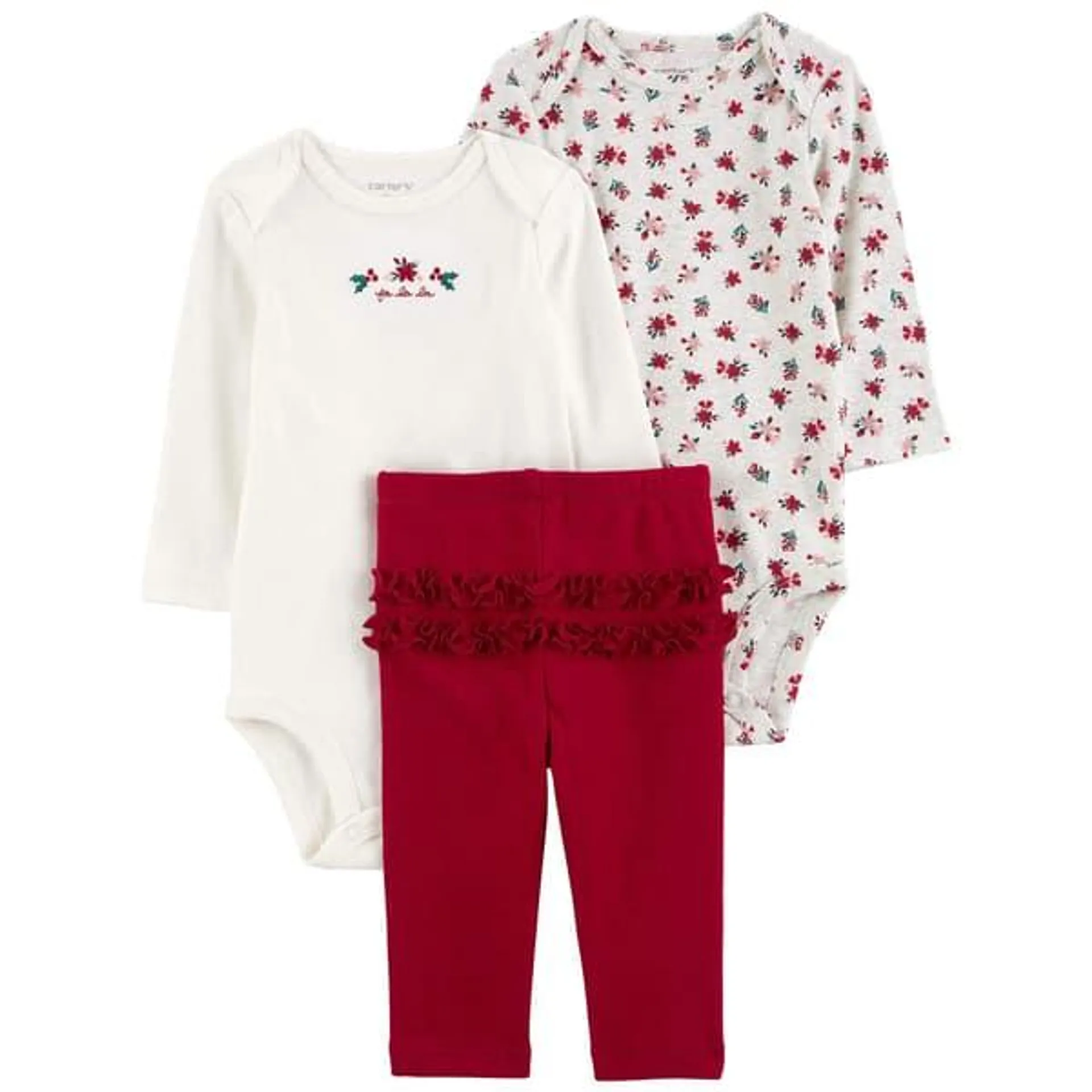 Baby Girl (NB-24M) Carter’s® 3pc. Fa La La Christmas Set