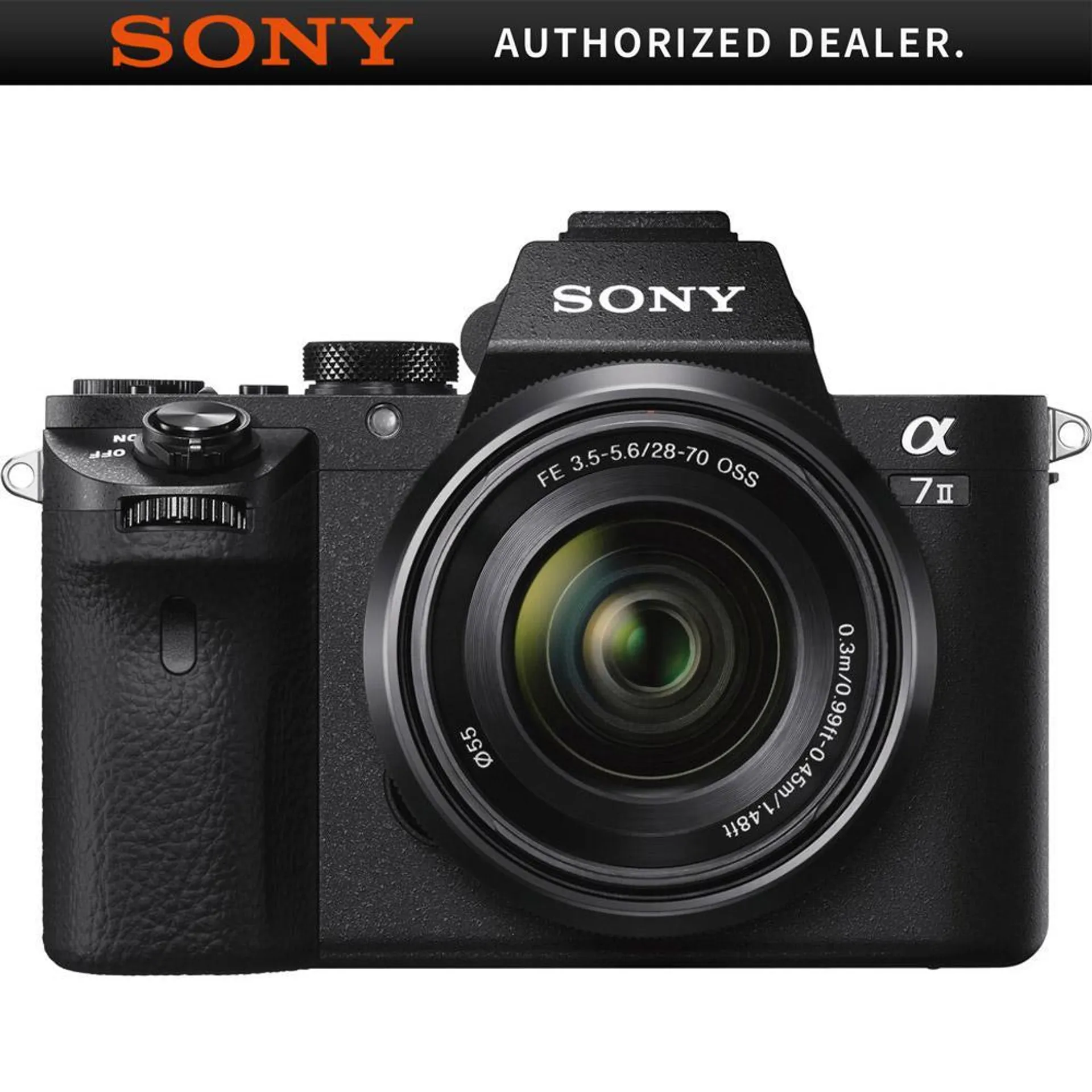 Sony a7 II Mirrorless Full Frame Camera Body + 28-70mm Lens Kit ILCE-7M2K/B