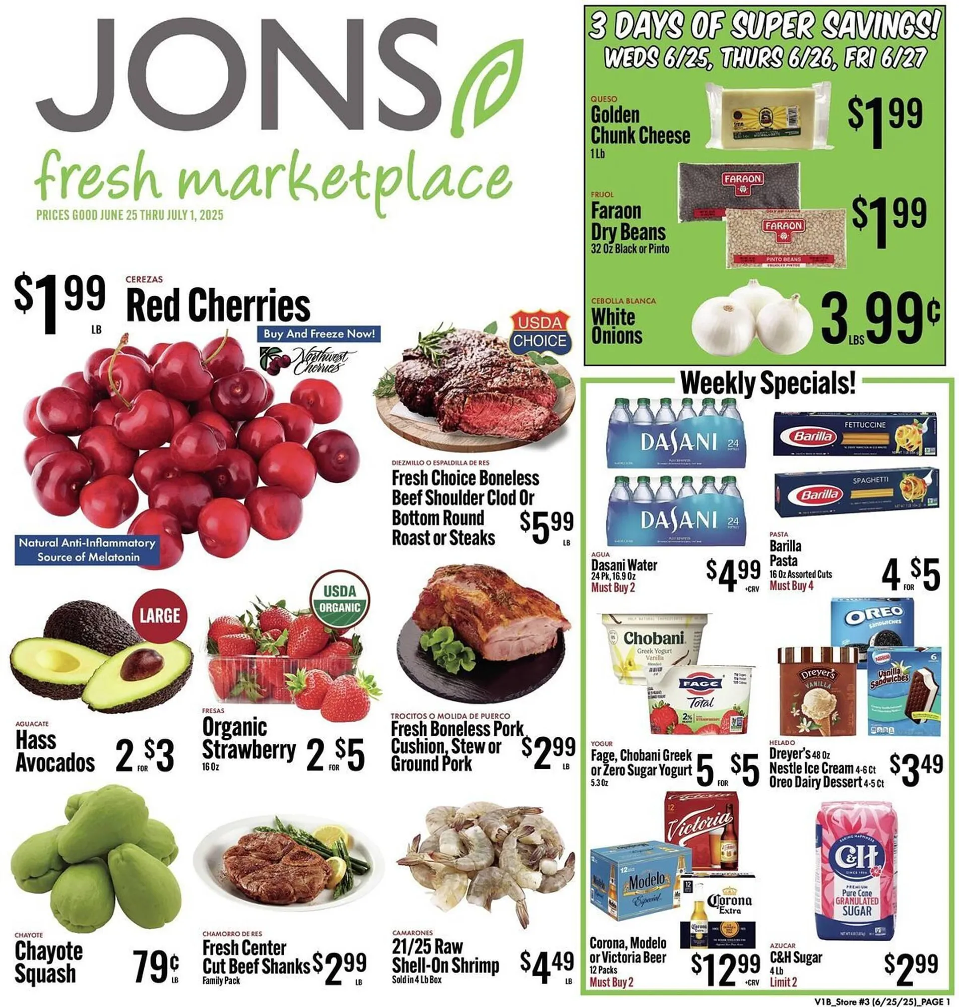 Weekly ad Jons International Weekly Ad from June 25 to July 1 2025 - Page 1