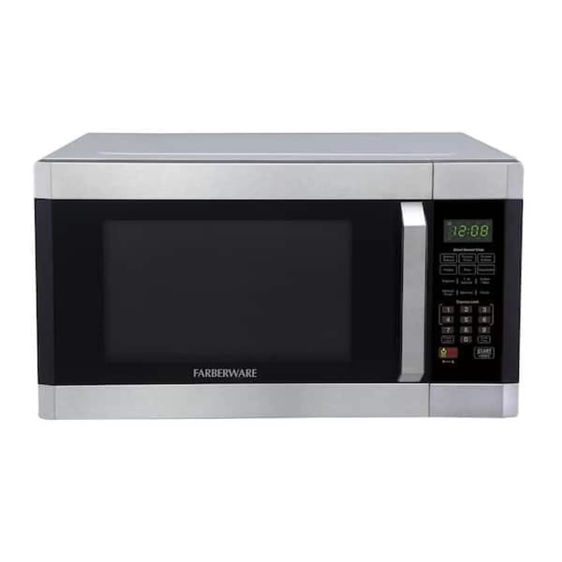 1.6 cu. Ft. 1100- Watt Countertop Microwave Oven with Smart Sensor in Stainless Steel with Platinum