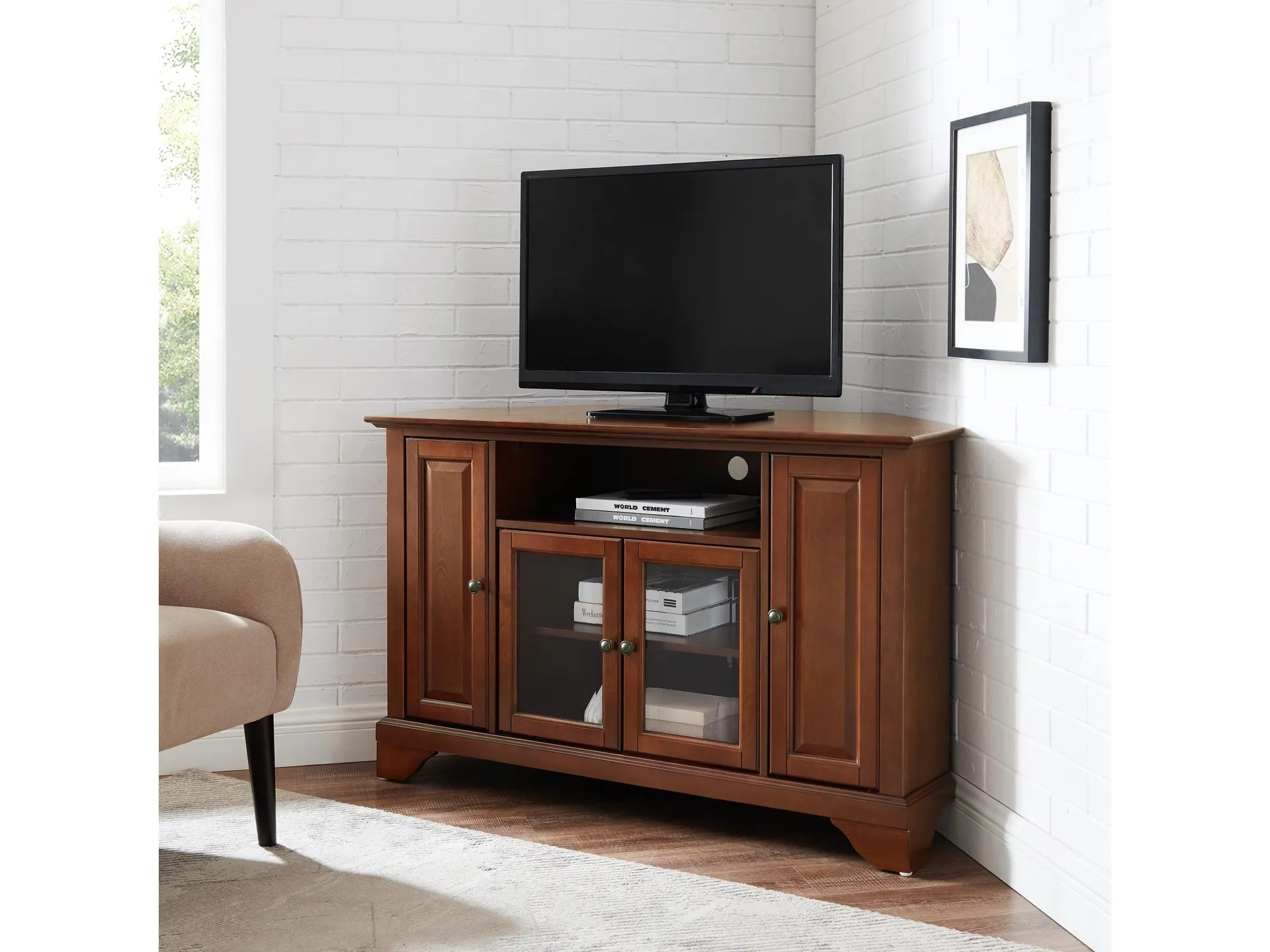 Lafayette 48" Corner TV Stand