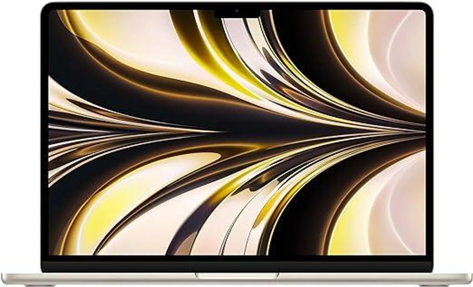 Apple 2022 MacBook Air Laptop with M2 chip: 13.6-inch Liquid Retina Display, 8GB RAM, 512GB SSD Storage, Backlit Keyboard, 1080p FaceTime HD Camera. Works with iPhone and iPad; Starlight