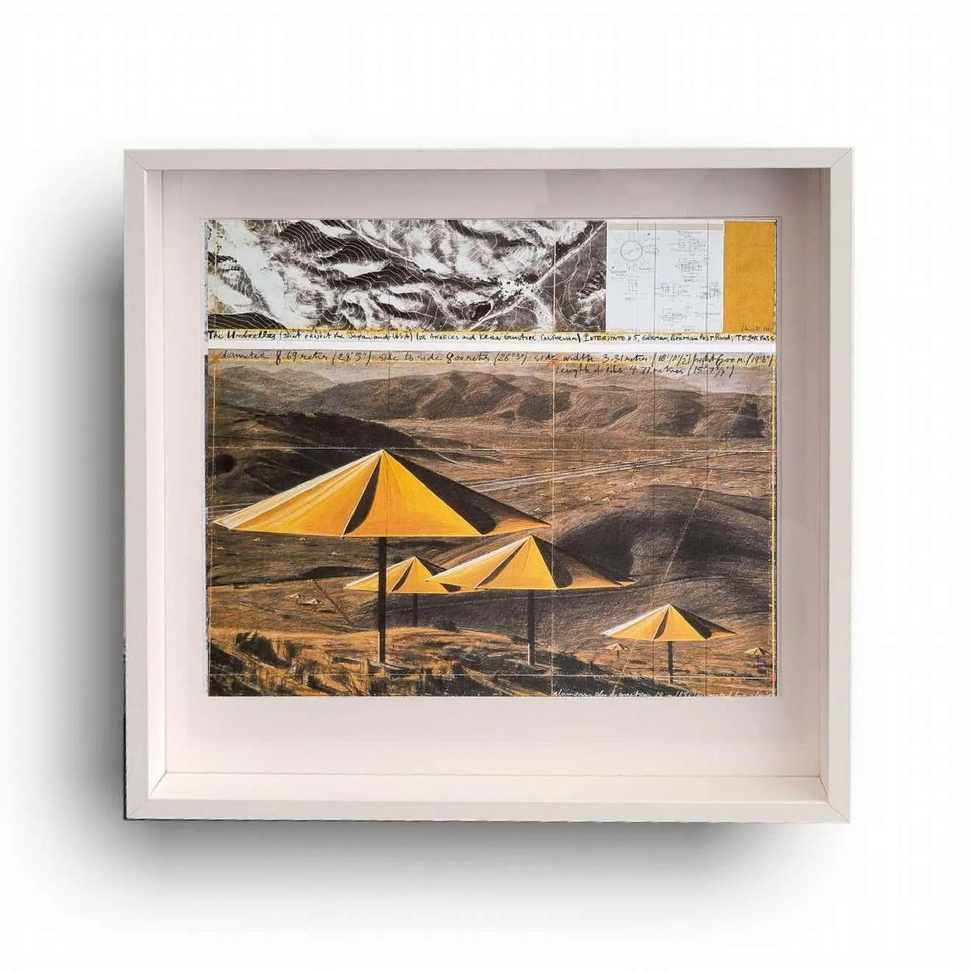 Christo and Jeanne-Claude The Umbrellas (Yellow) 1991