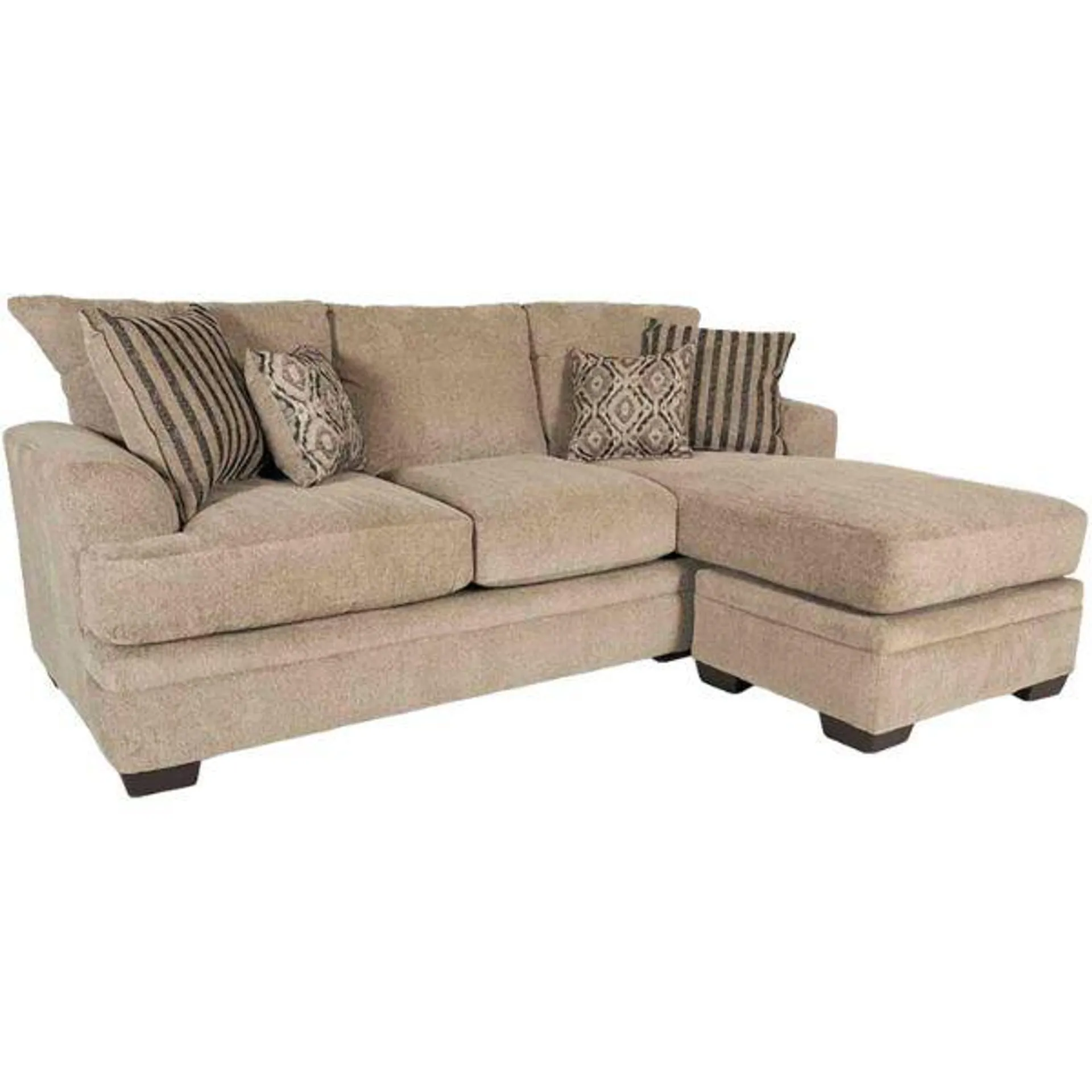 Cordell Platinum Sofa Chaise