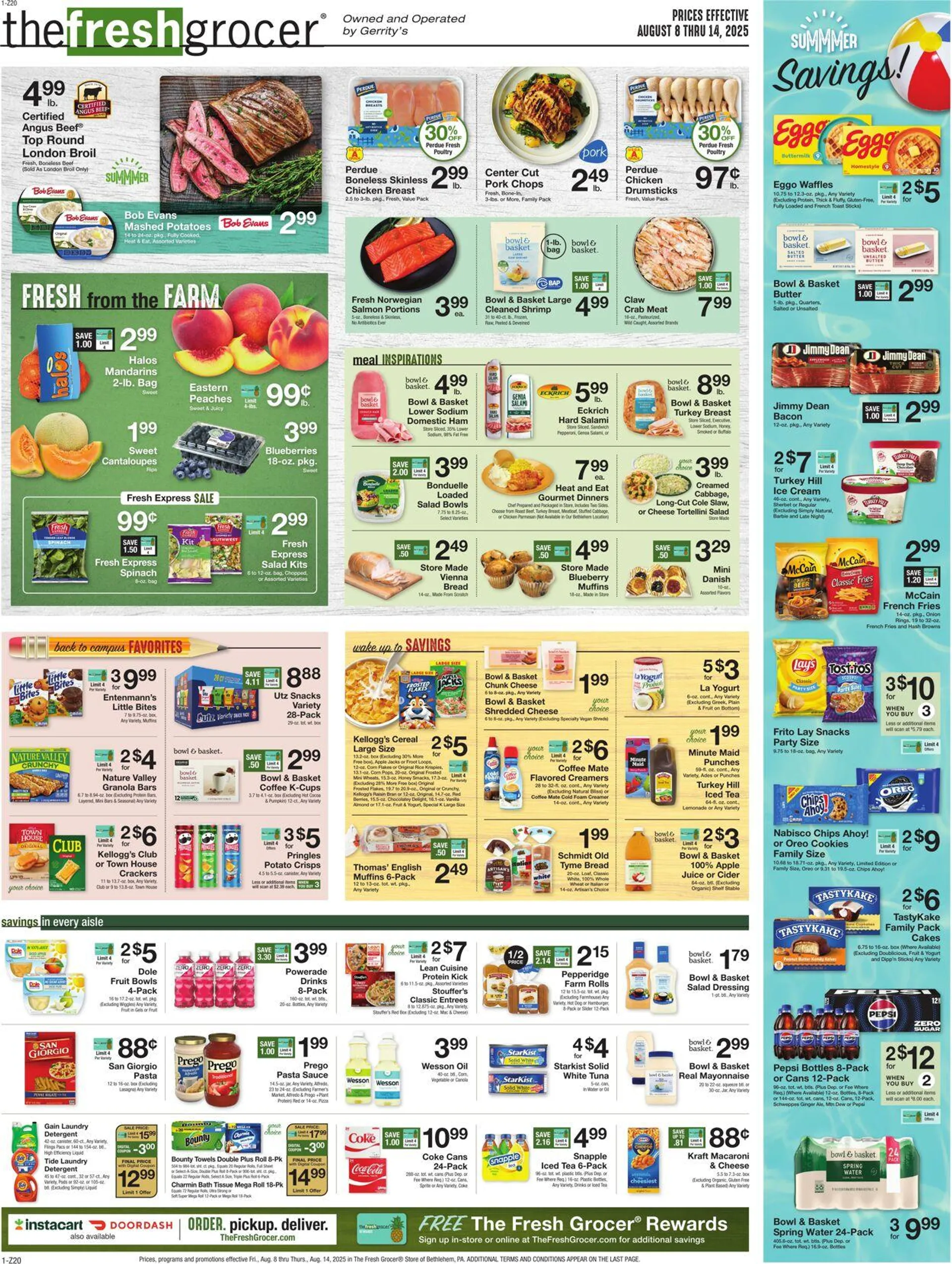 Weekly ad Gerrity's Supermarkets Current weekly ad from August 7 to August 14 2025 - Page 1